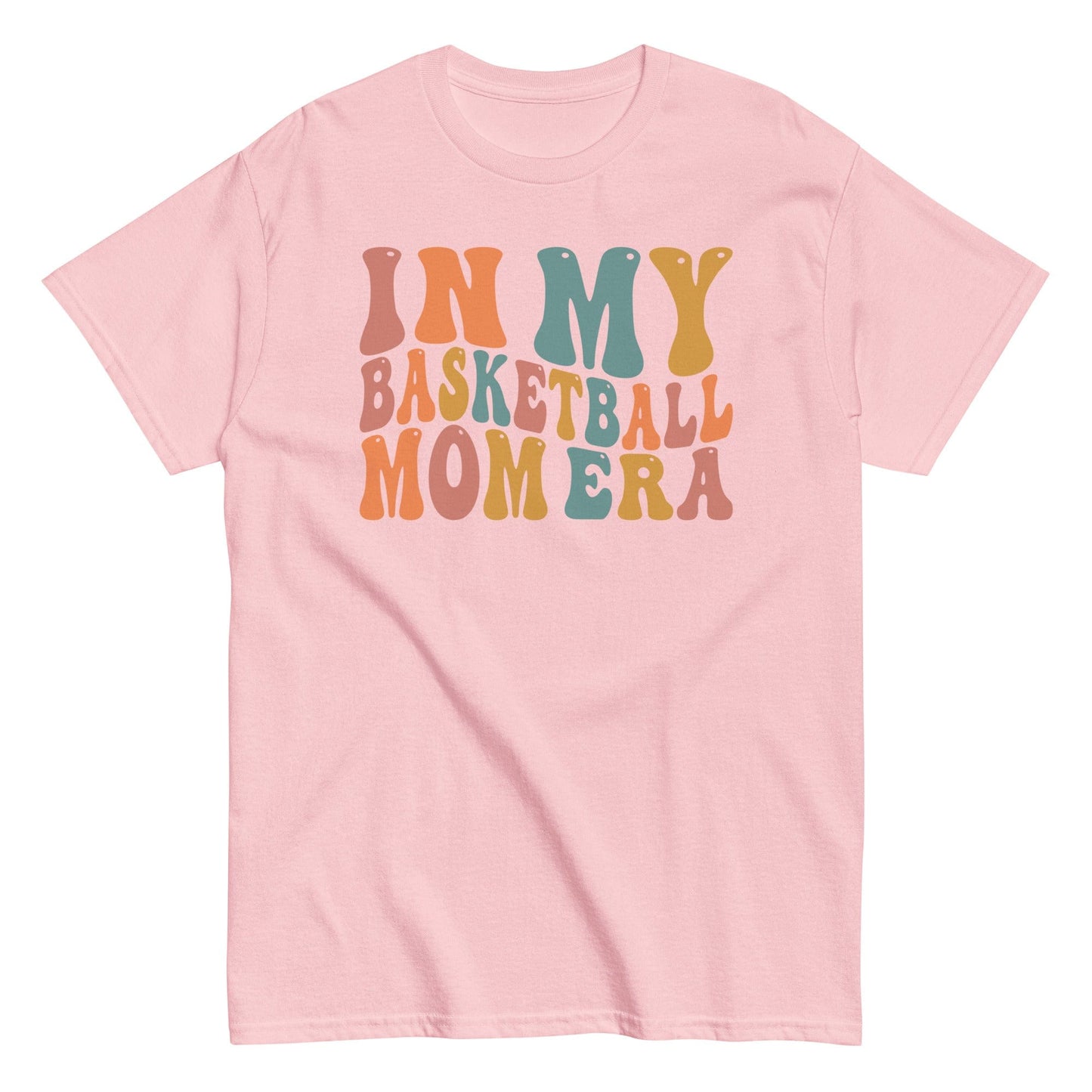 In My Basketball Mom Era Shirt (Colorful) Light Pink / S Spirit Gear Collective T-Shirt