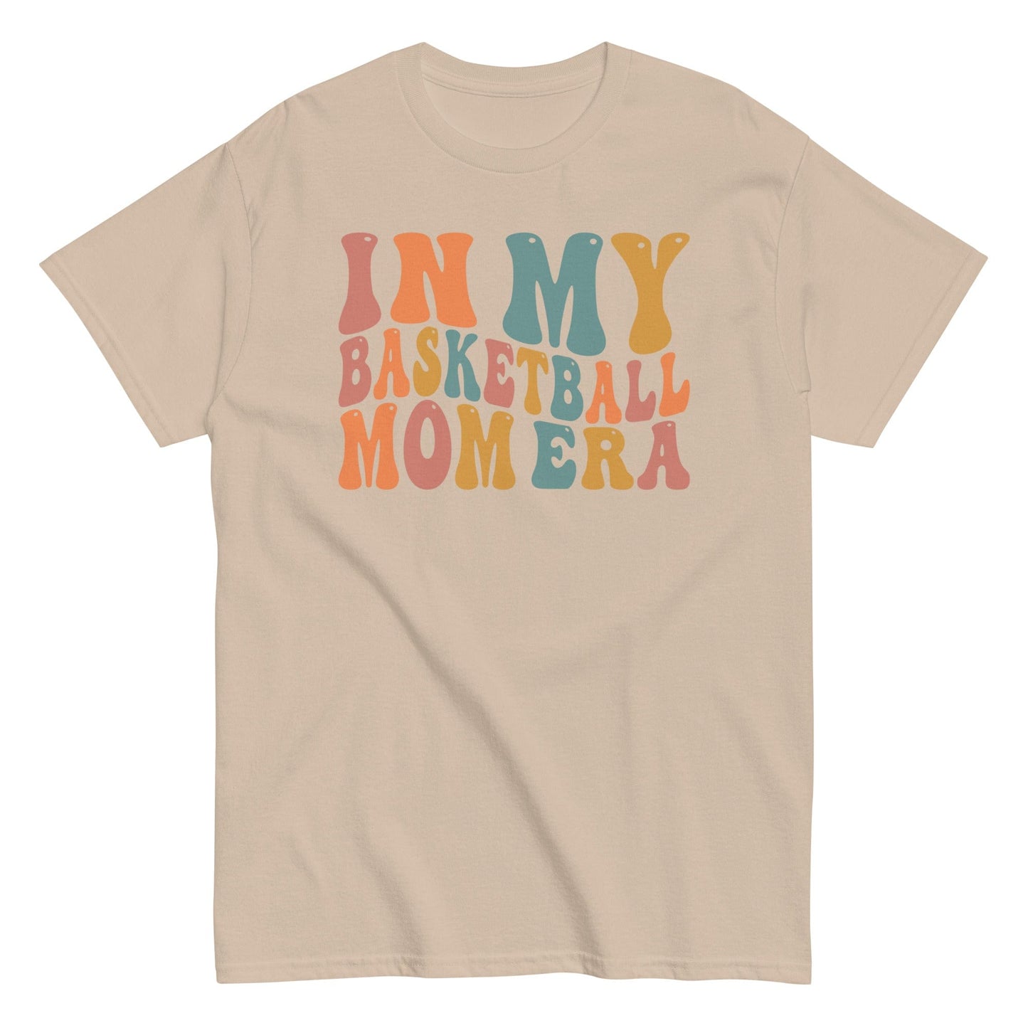 In My Basketball Mom Era Shirt (Colorful) Sand / S Spirit Gear Collective T-Shirt