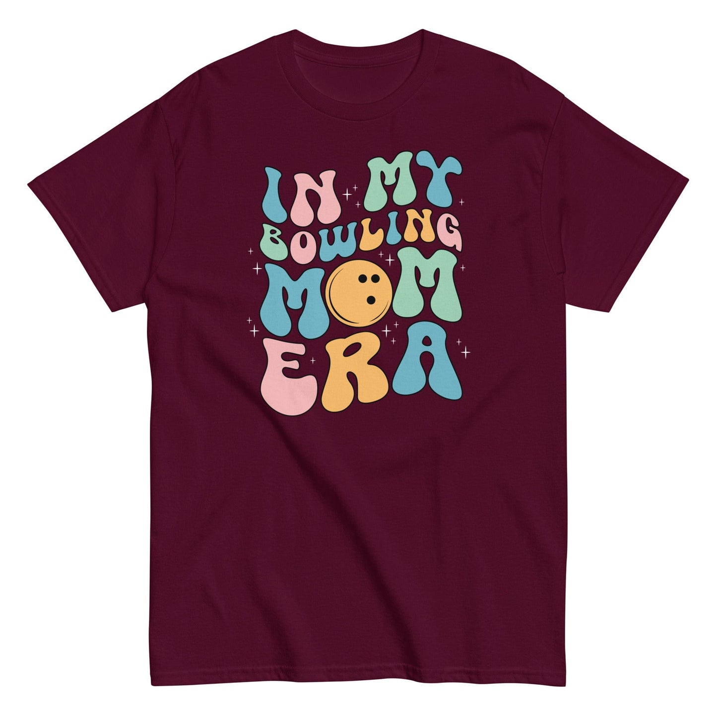 In My Bowling Mom Era Shirt Maroon / S Spirit Gear Collective T-Shirt