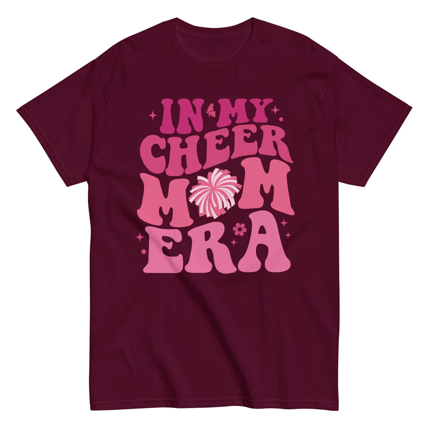 In My Cheer Mom Era Shirt Maroon / S Spirit Gear Collective T-Shirt