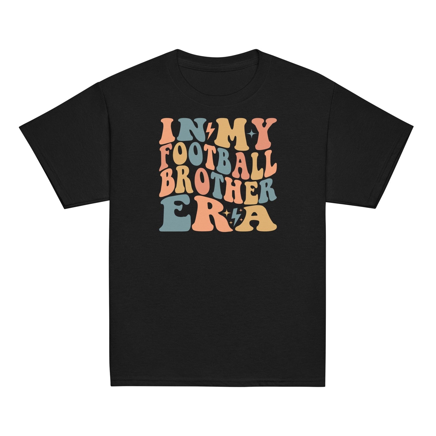 In My Football Brother Era T-Shirt Black / XS Spirit Gear Collective T-Shirt