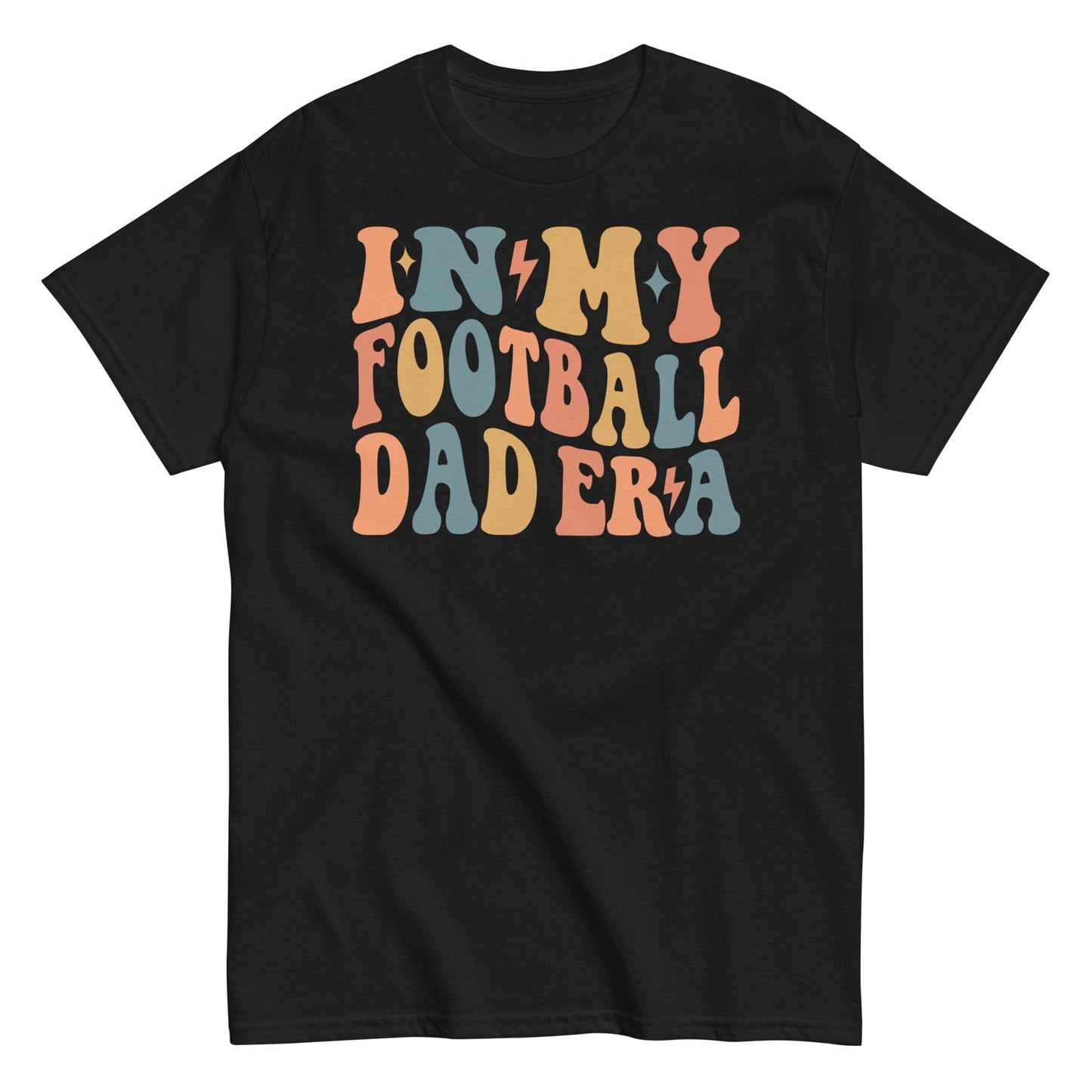 In My Football Dad Era T-Shirt Black / S Spirit Gear Collective T-Shirt