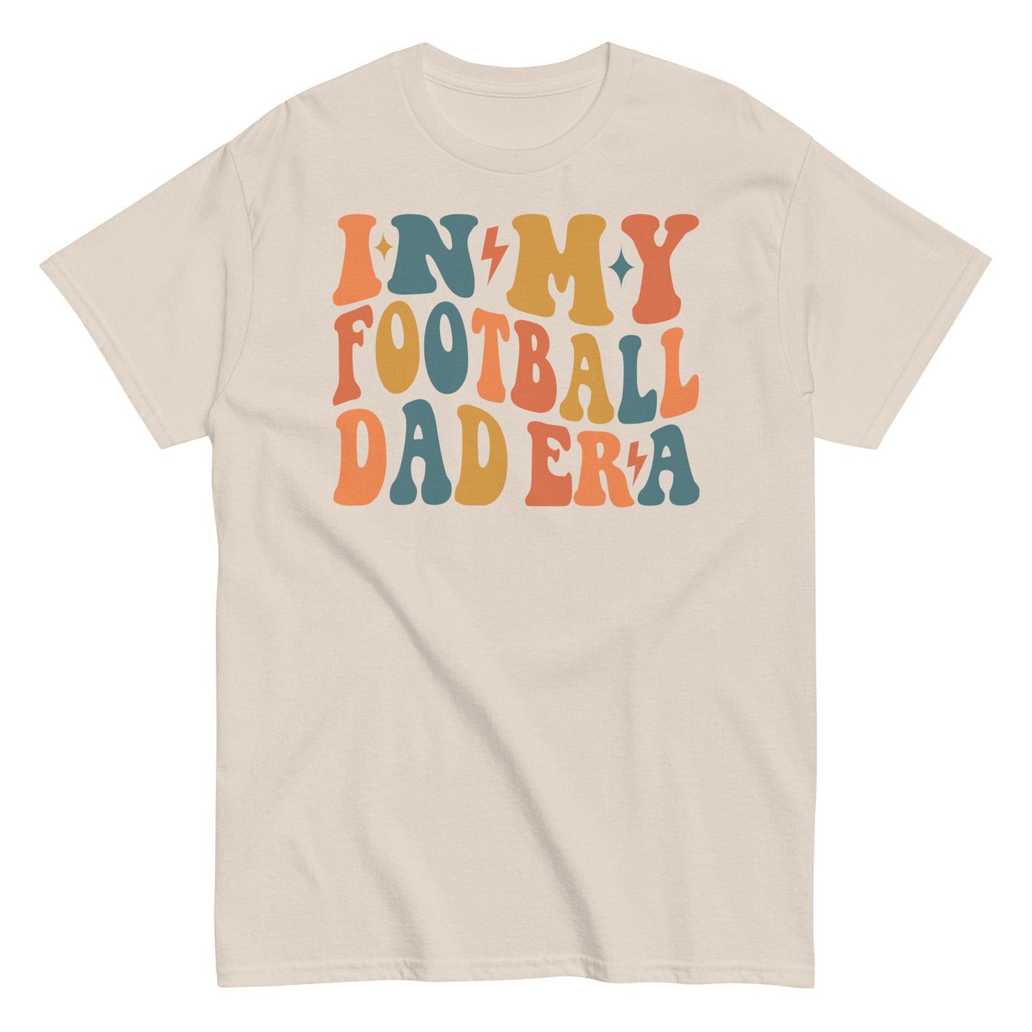 In My Football Dad Era T-Shirt Natural / S Spirit Gear Collective T-Shirt
