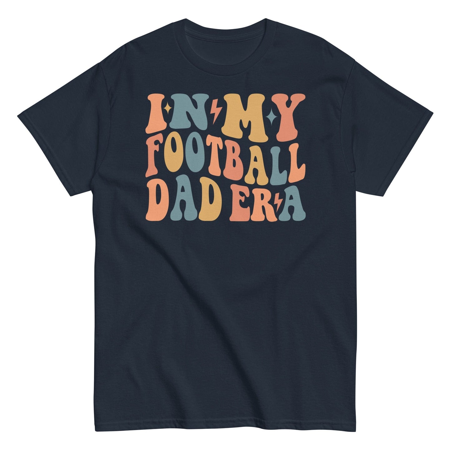 In My Football Dad Era T-Shirt Navy / S Spirit Gear Collective T-Shirt