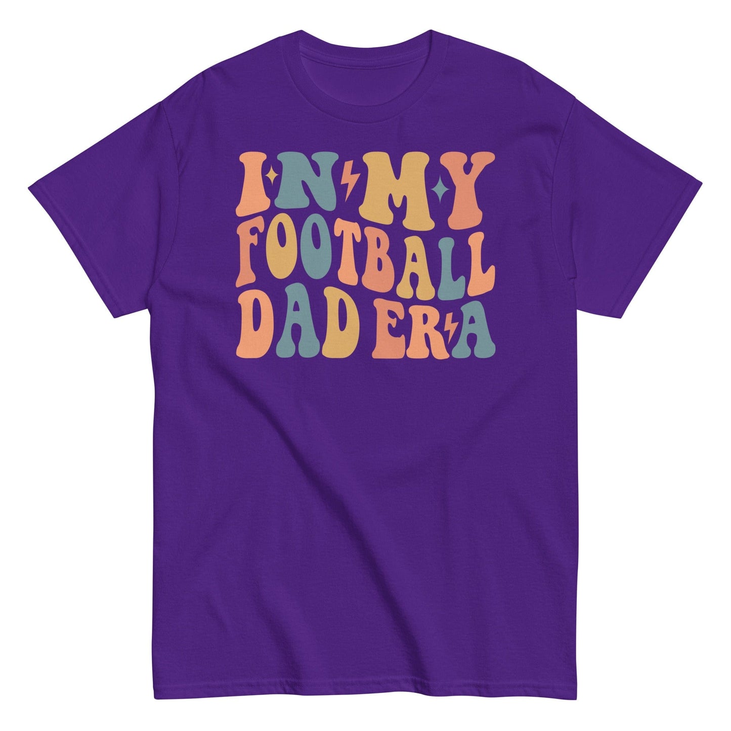 In My Football Dad Era T-Shirt Purple / S Spirit Gear Collective T-Shirt