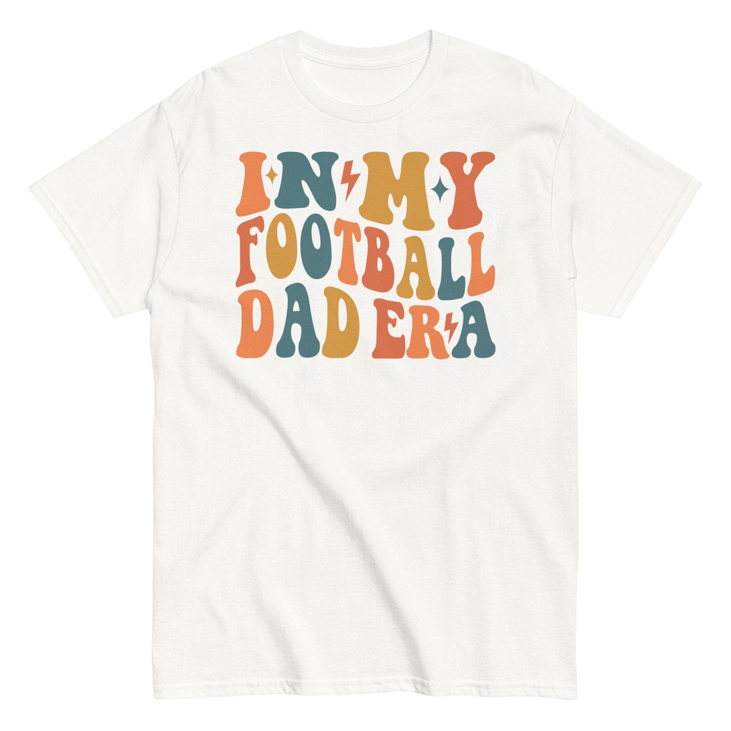 In My Football Dad Era T-Shirt White / S Spirit Gear Collective T-Shirt