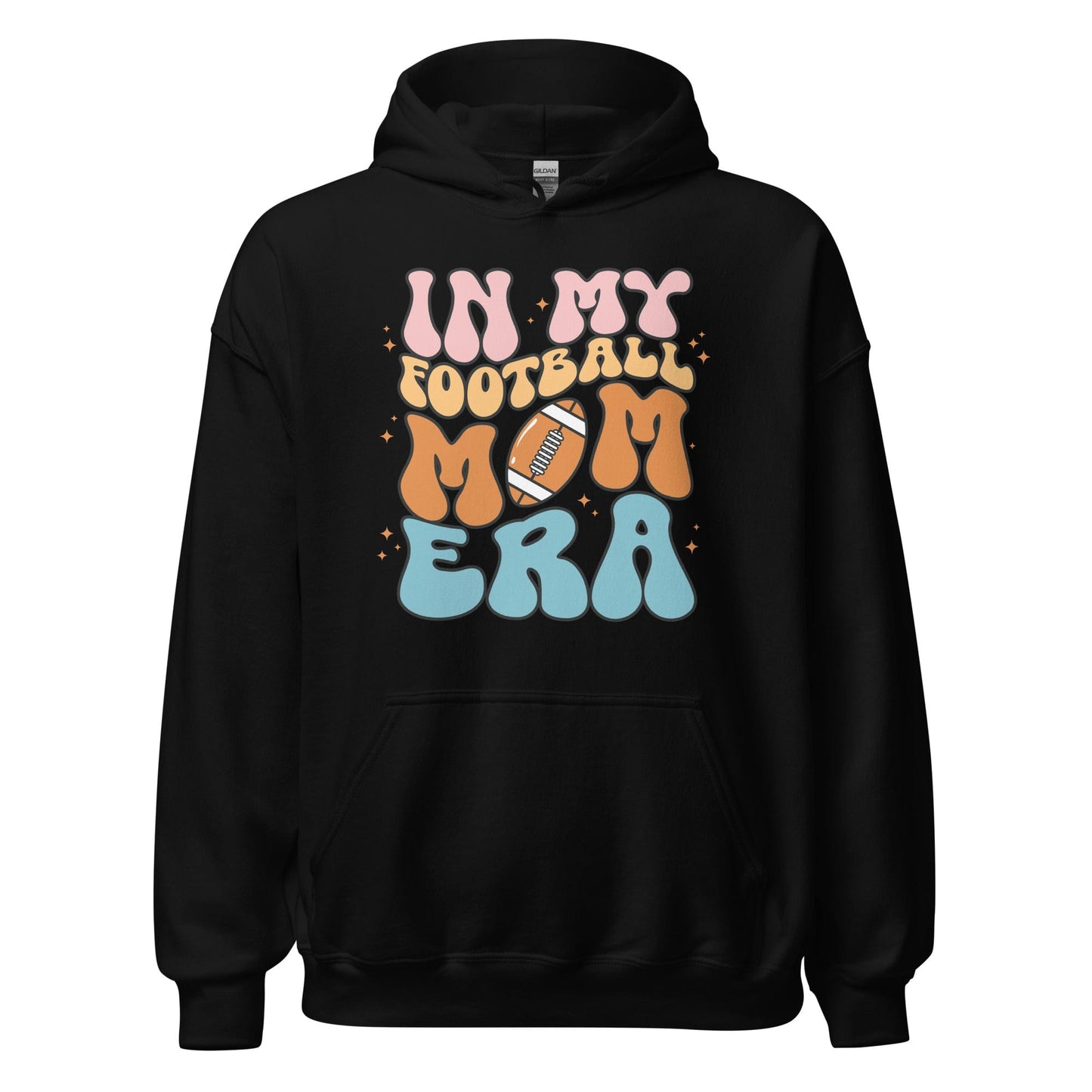 In My Football Mom Era Hoodie (Colorful) Black / S Spirit Gear Collective T-Shirt