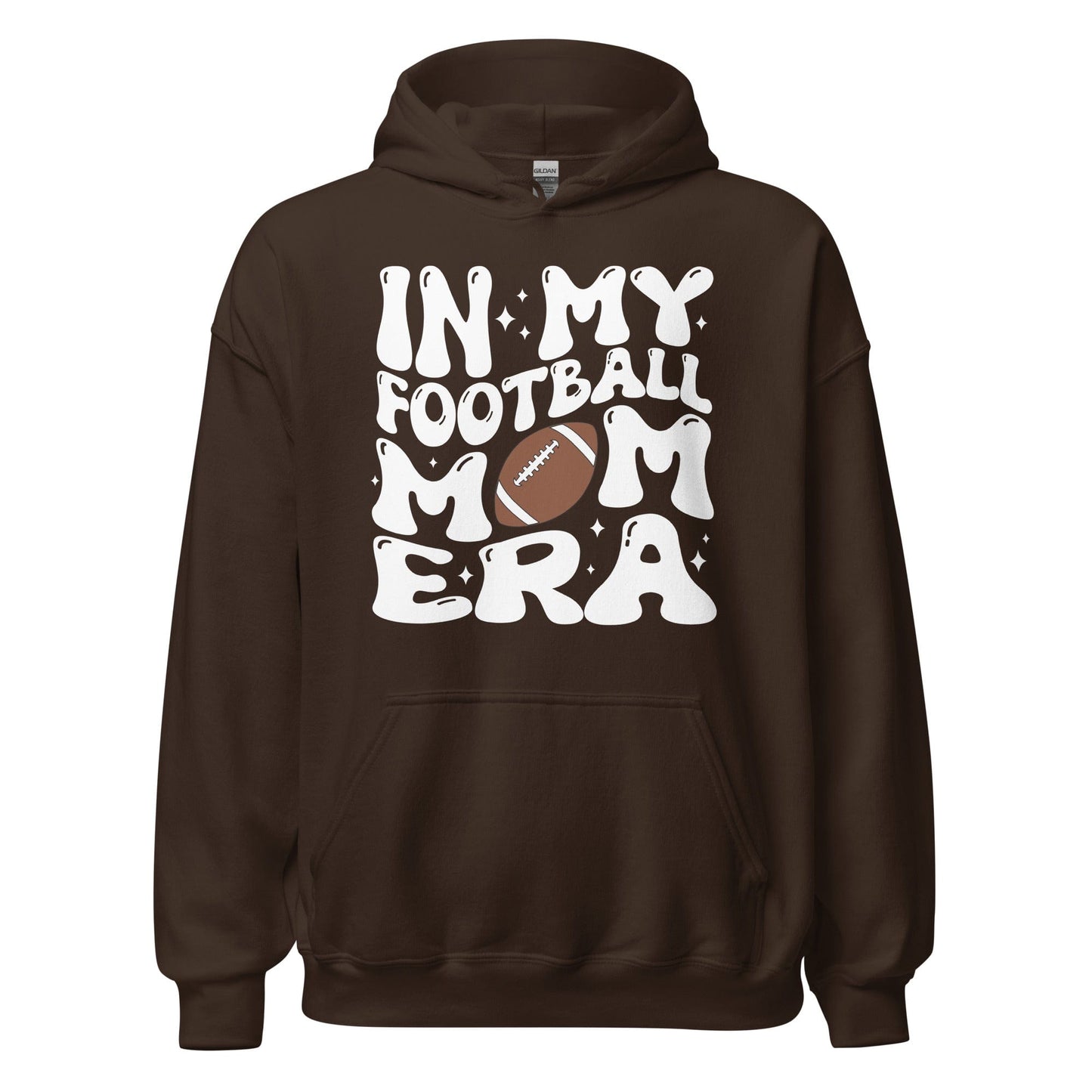 In My Football Mom Era Hoodie Dark Chocolate / S Spirit Gear Collective Hoodie