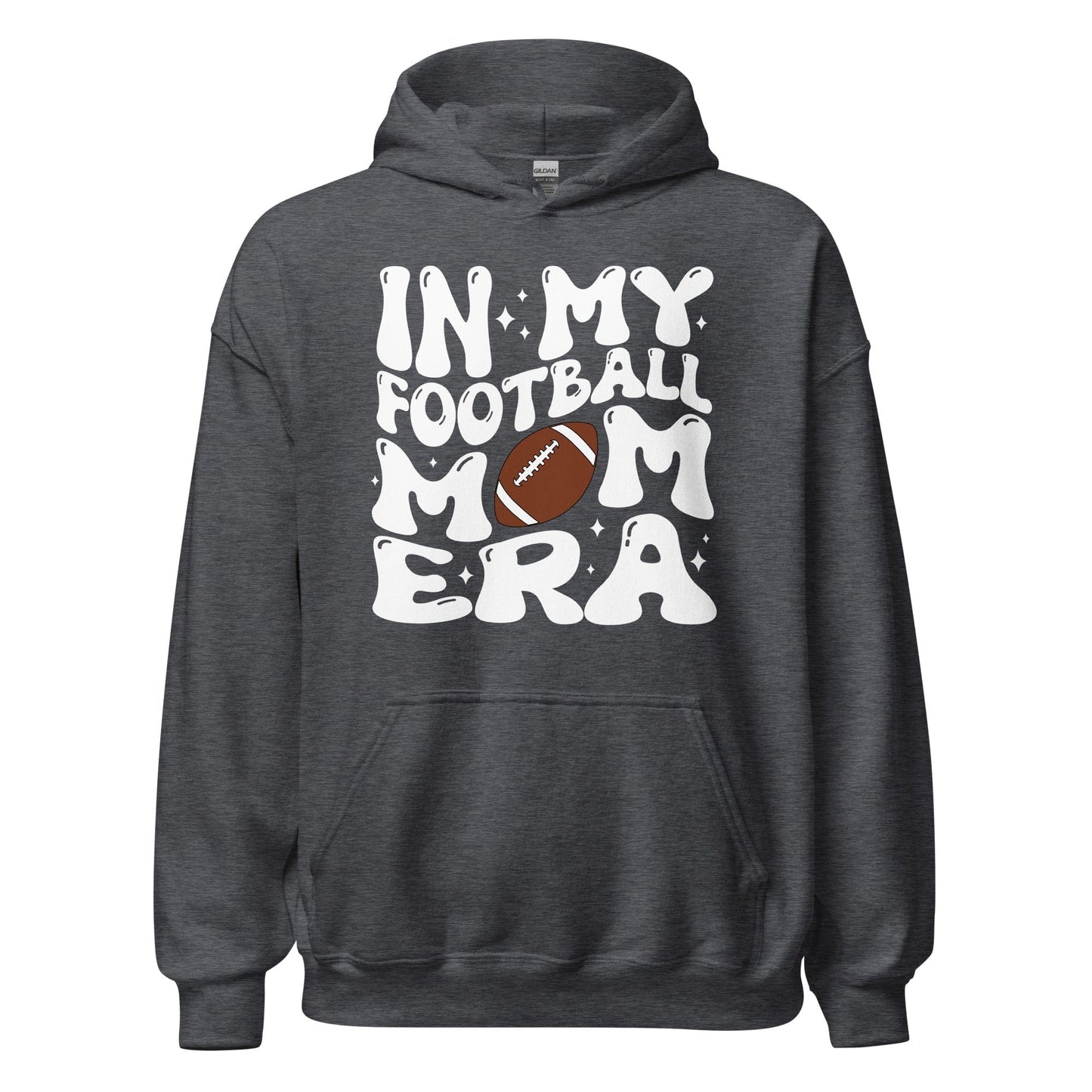In My Football Mom Era Hoodie Dark Heather / S Spirit Gear Collective Hoodie