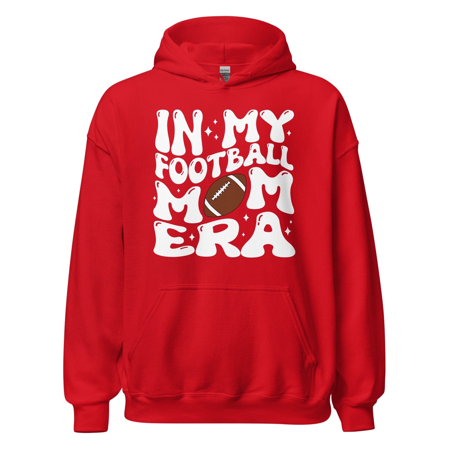 In My Football Mom Era Hoodie Red / S Spirit Gear Collective Hoodie
