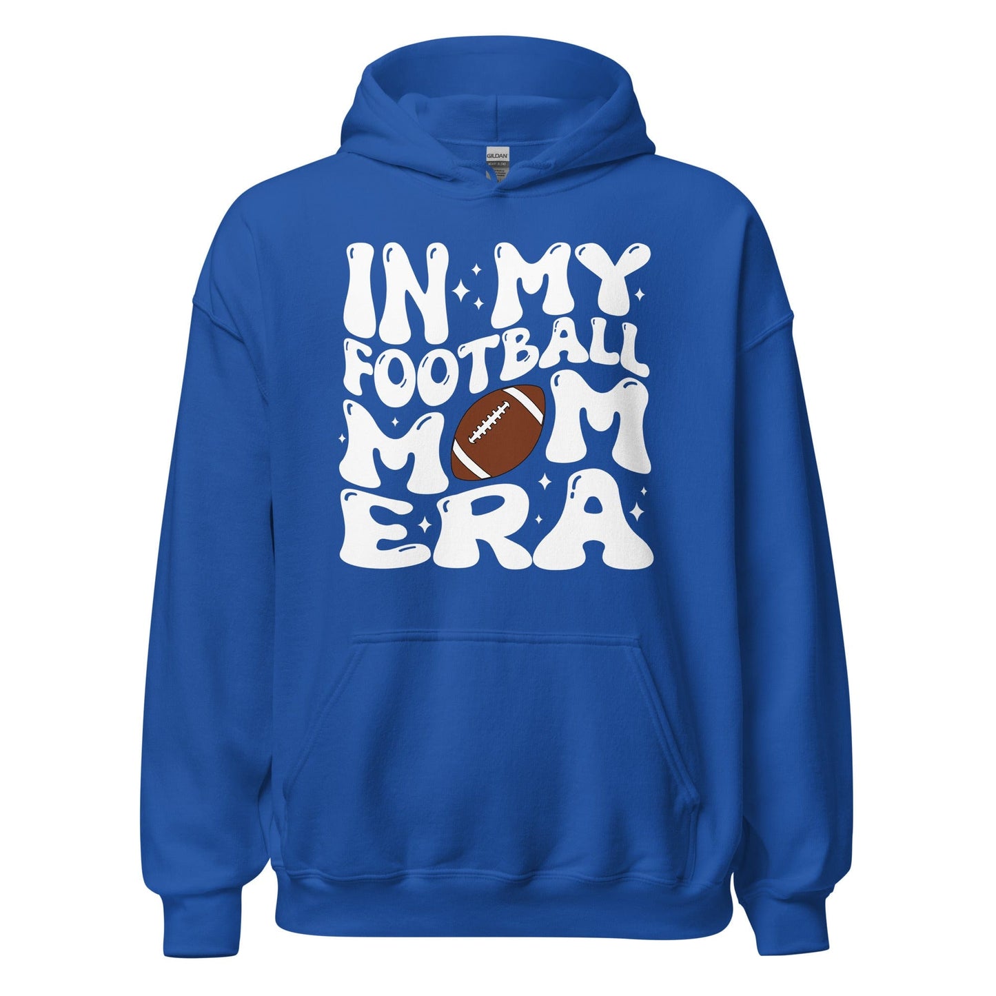 In My Football Mom Era Hoodie Royal / S Spirit Gear Collective Hoodie