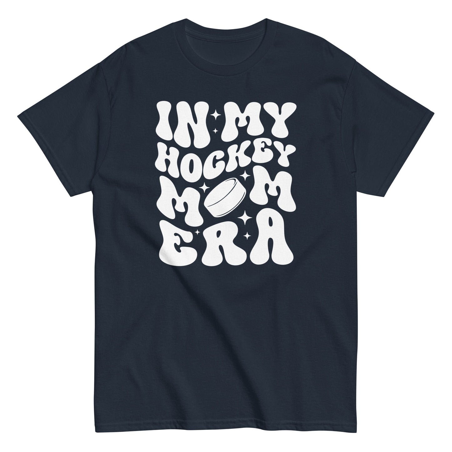 In My Hockey Mom Era Shirt Navy / S Spirit Gear Collective T-Shirt