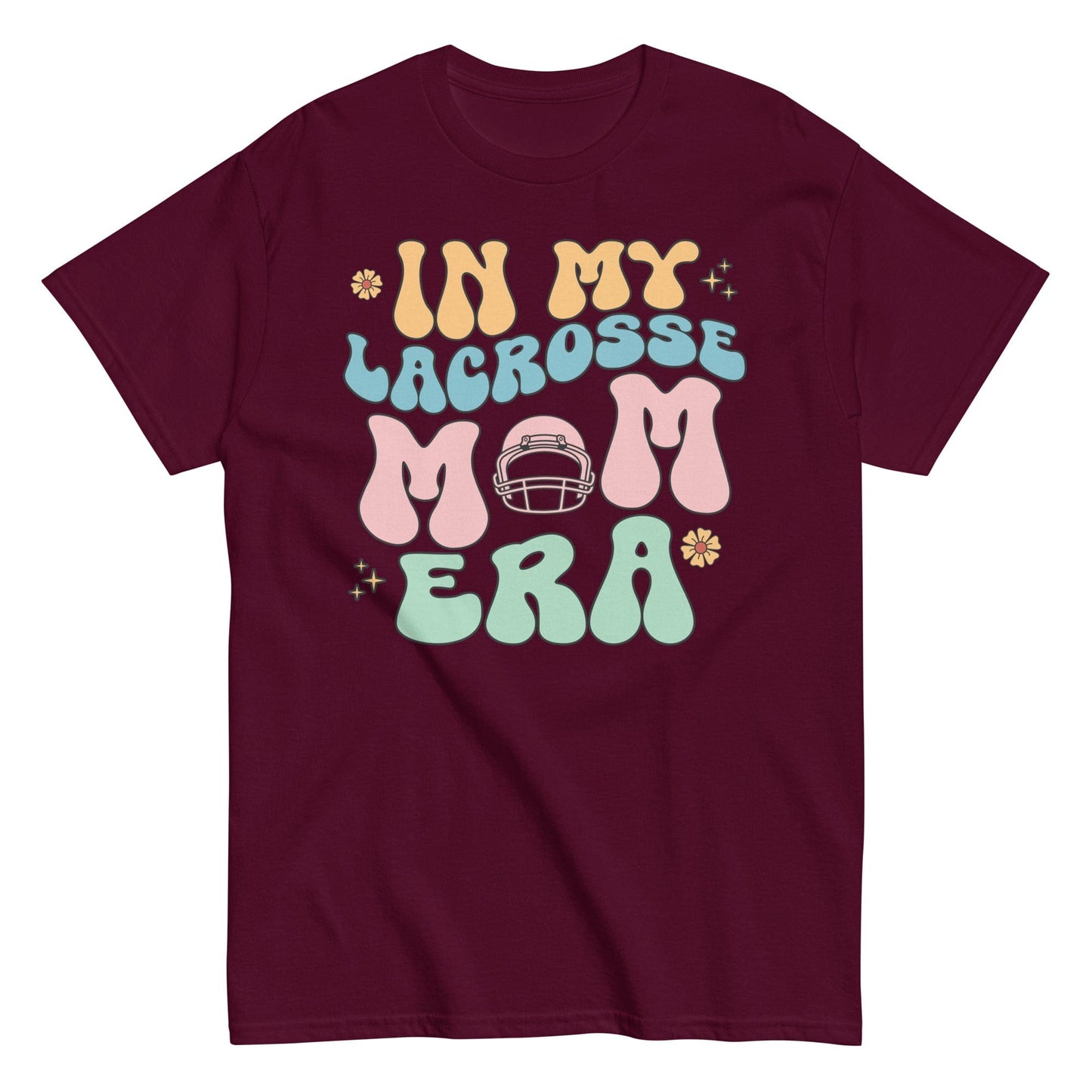In My Lacrosse Mom Era Shirt Maroon / S Spirit Gear Collective T-Shirt