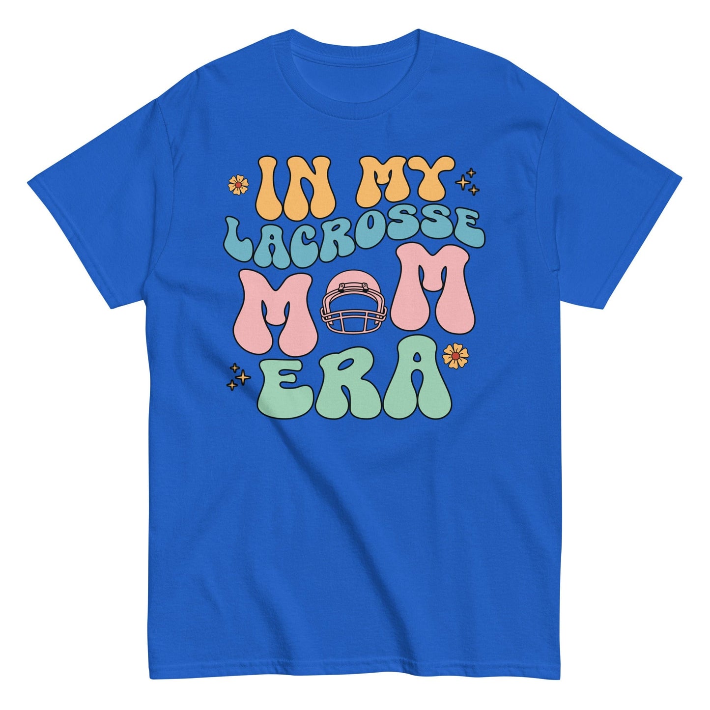 In My Lacrosse Mom Era Shirt Royal / S Spirit Gear Collective T-Shirt