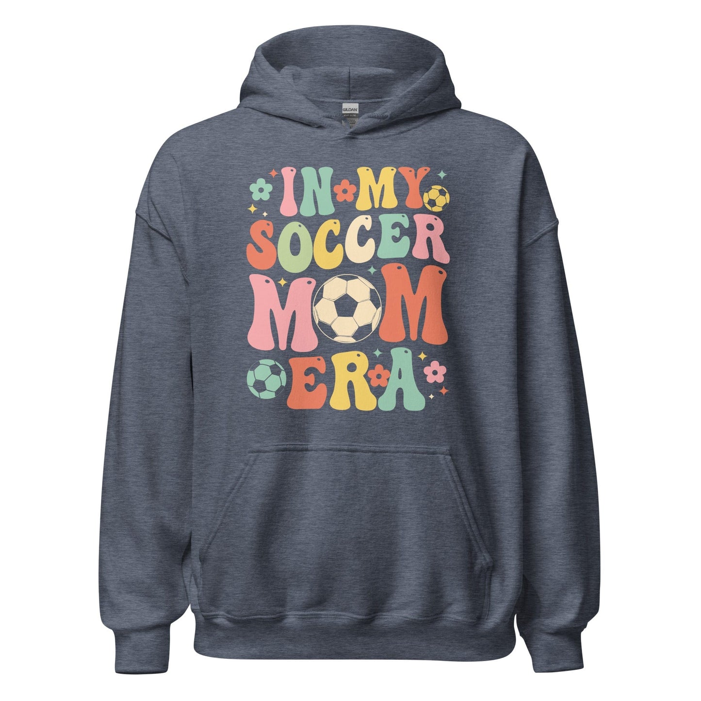 In My Soccer Mom Era Hoodie Heather Sport Dark Navy / S Spirit Gear Collective Hoodie