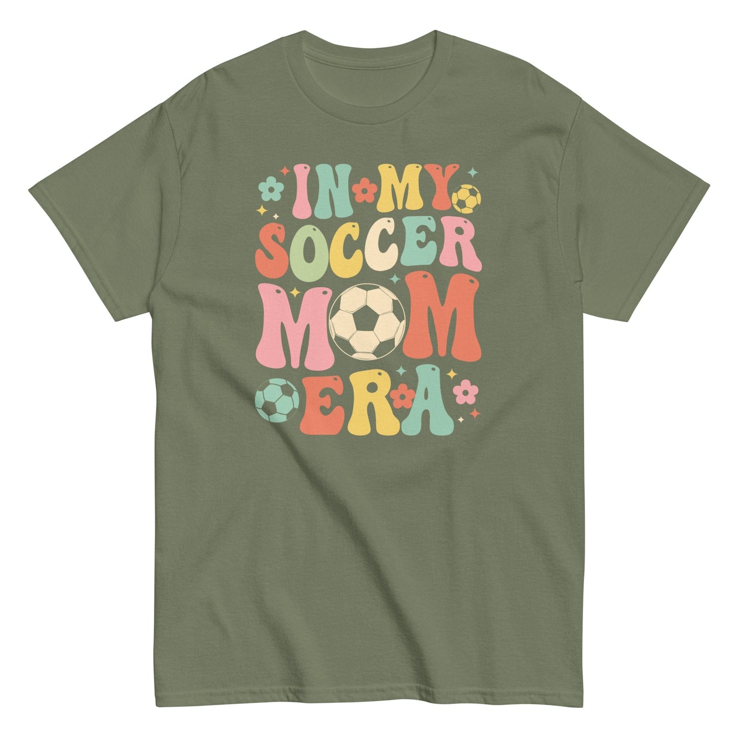 In My Soccer Mom Era Shirt Military Green / S Spirit Gear Collective T-Shirt