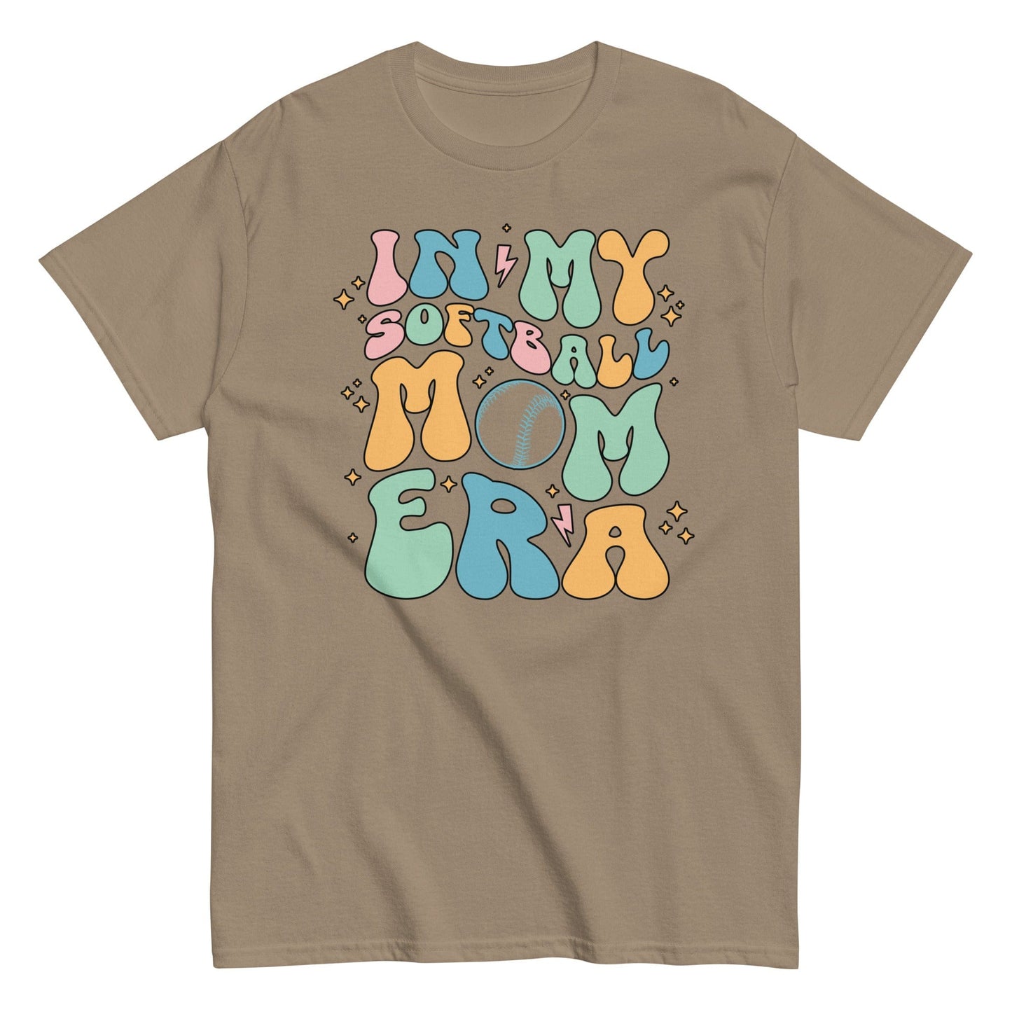In My Softball Mom Era Shirt Brown Savana / S Spirit Gear Collective T-Shirt