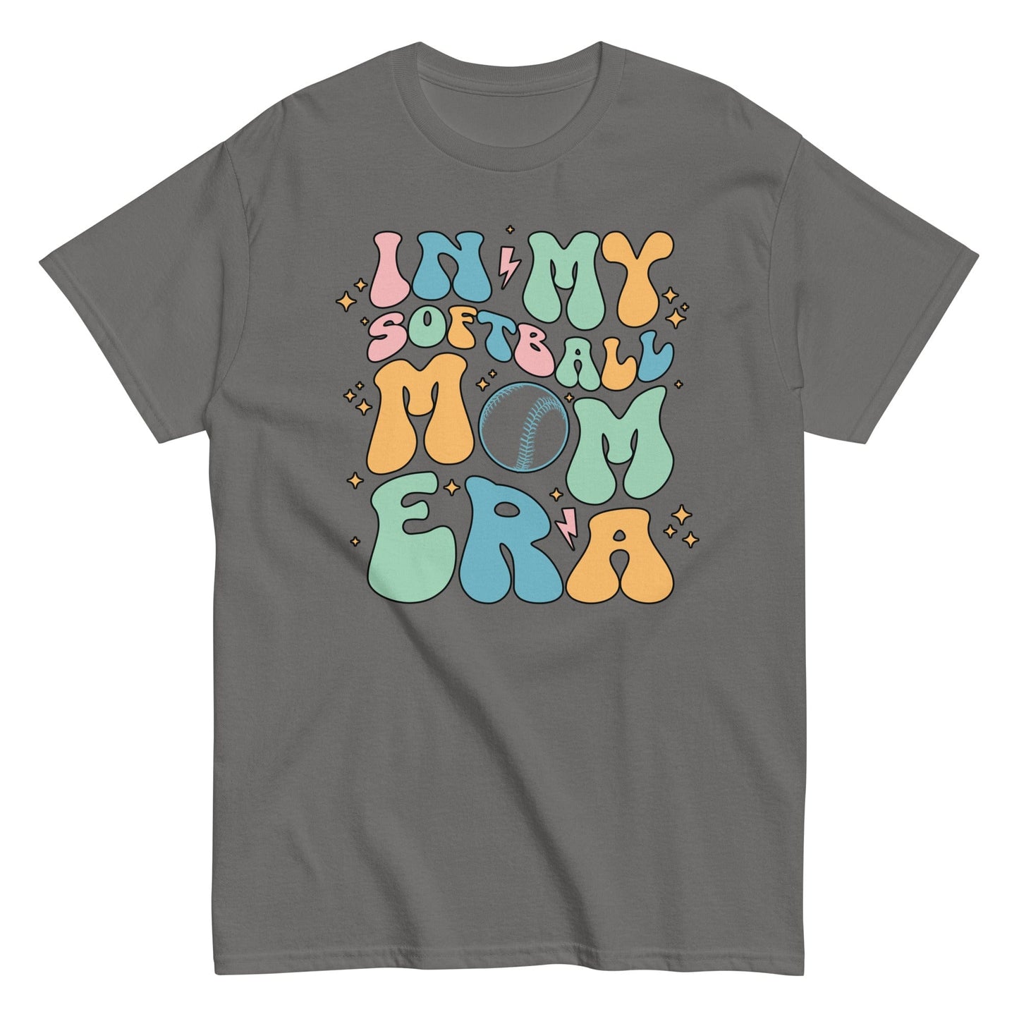 In My Softball Mom Era Shirt Charcoal / S Spirit Gear Collective T-Shirt