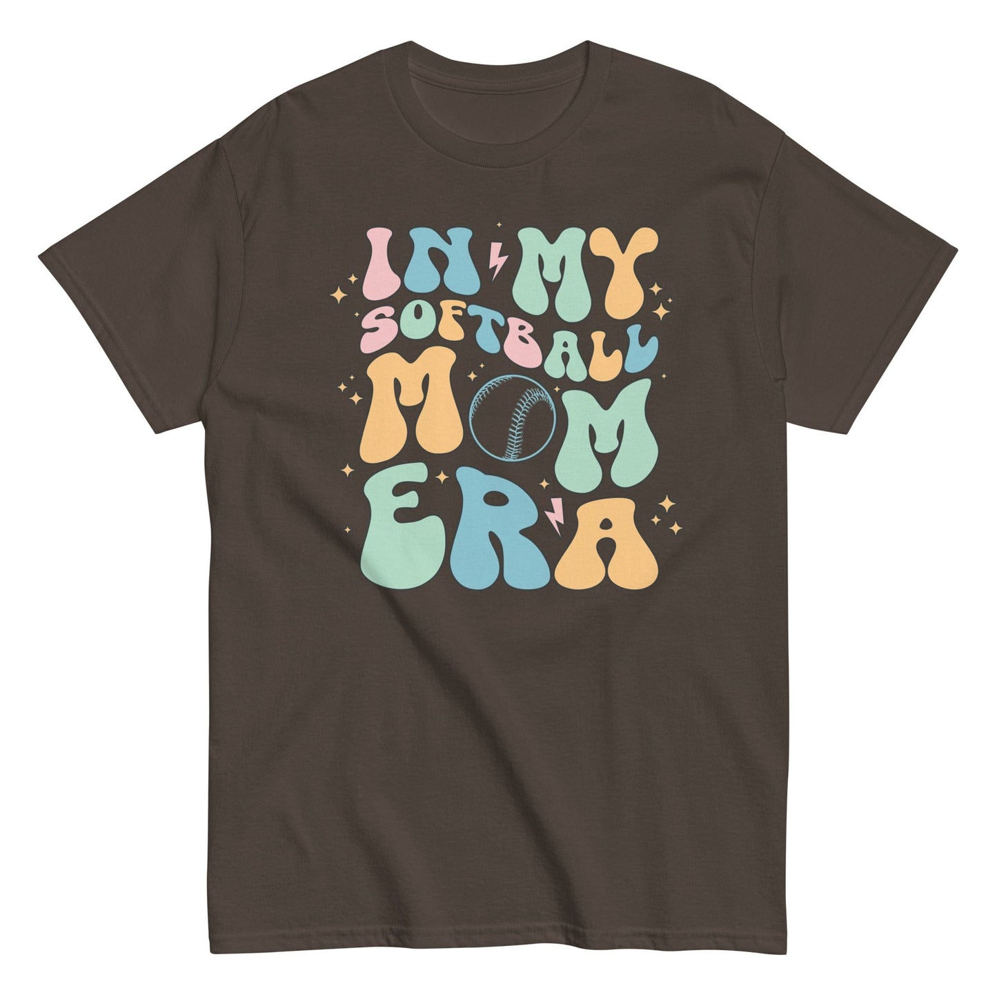 In My Softball Mom Era Shirt Dark Chocolate / S Spirit Gear Collective T-Shirt