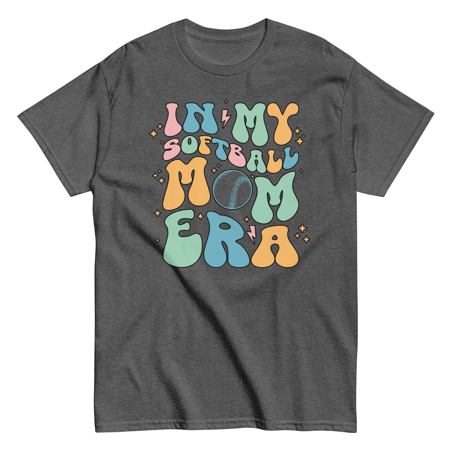 In My Softball Mom Era Shirt Dark Heather / S Spirit Gear Collective T-Shirt