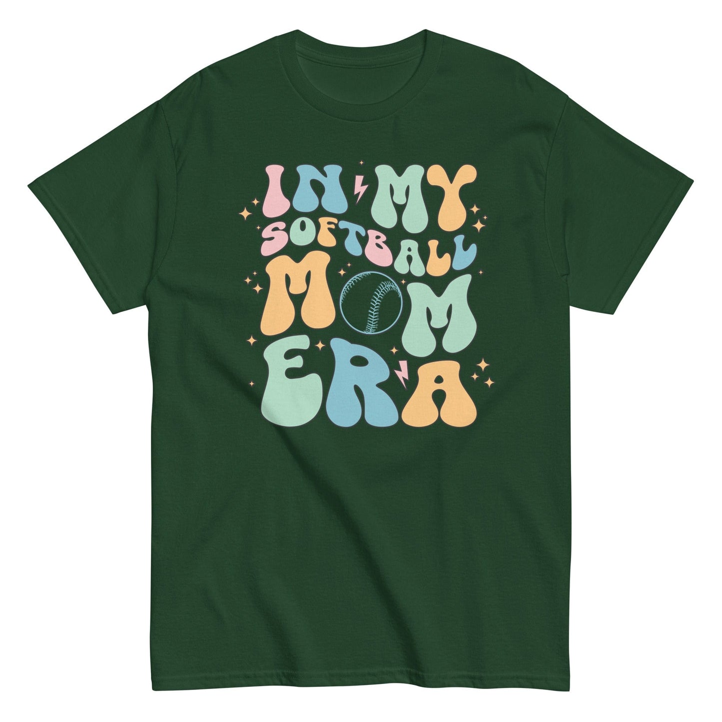 In My Softball Mom Era Shirt Forest Green / S Spirit Gear Collective T-Shirt