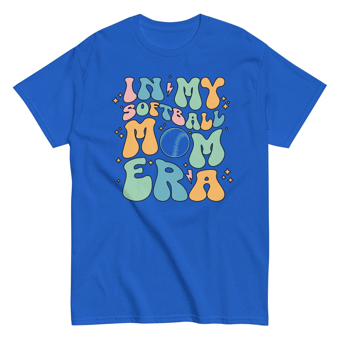 In My Softball Mom Era Shirt Royal / S Spirit Gear Collective T-Shirt