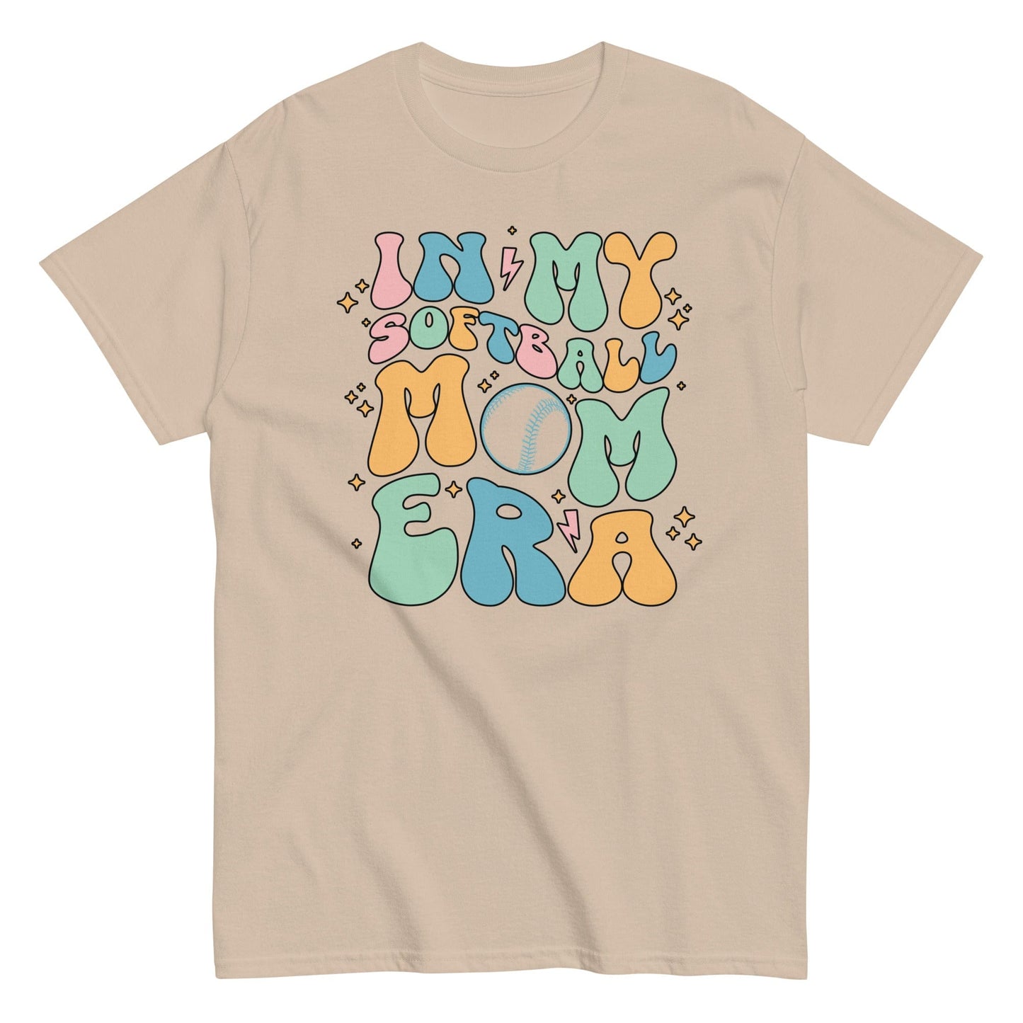 In My Softball Mom Era Shirt Sand / S Spirit Gear Collective T-Shirt
