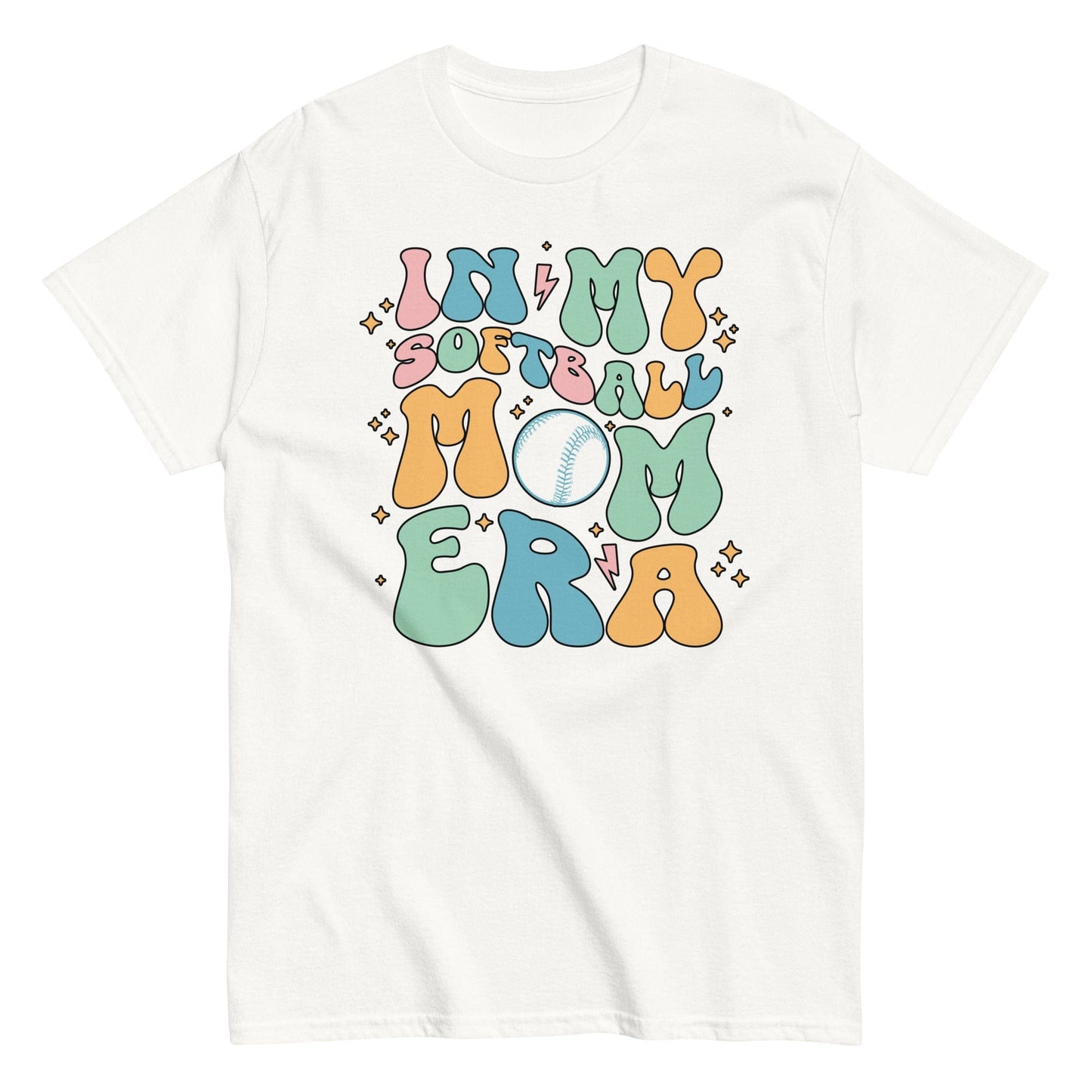 In My Softball Mom Era Shirt White / S Spirit Gear Collective T-Shirt