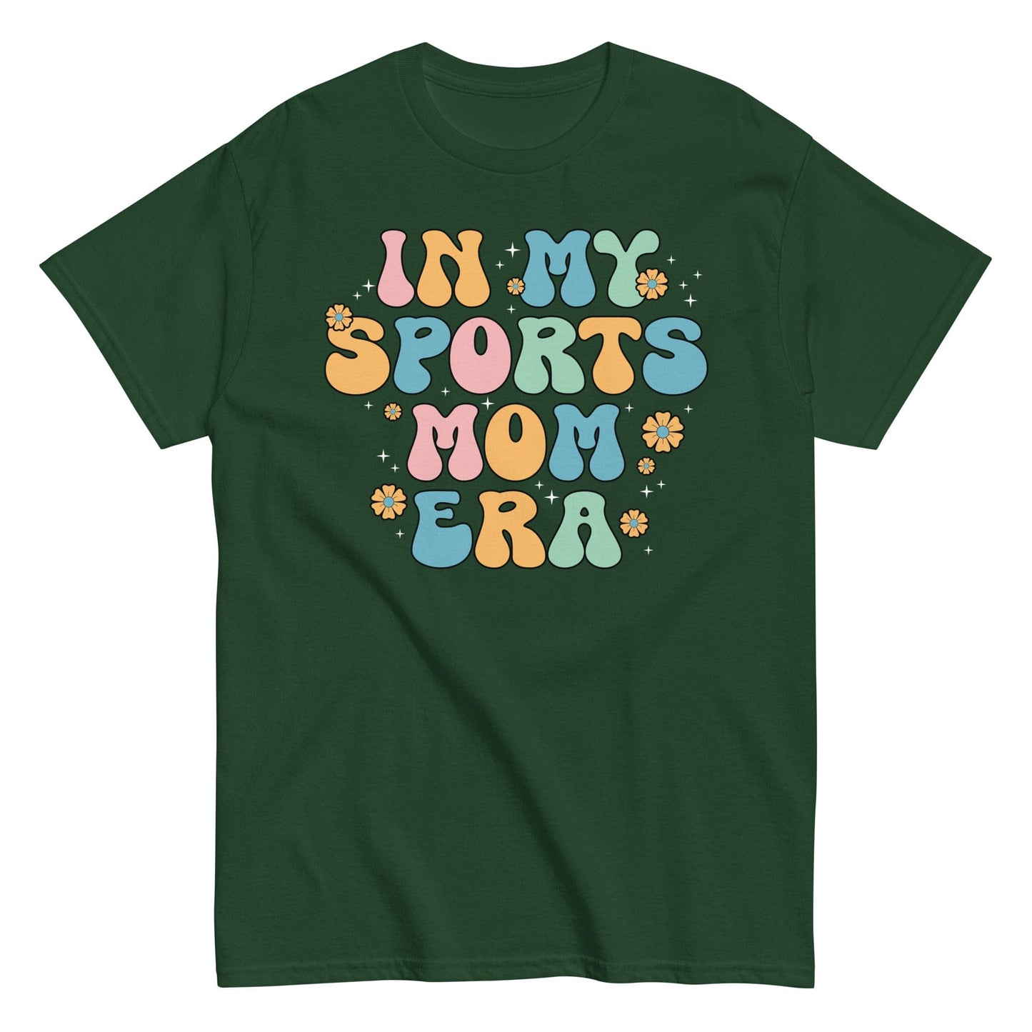 In My Sports Mom Era Shirt Forest Green / S Spirit Gear Collective T-Shirt