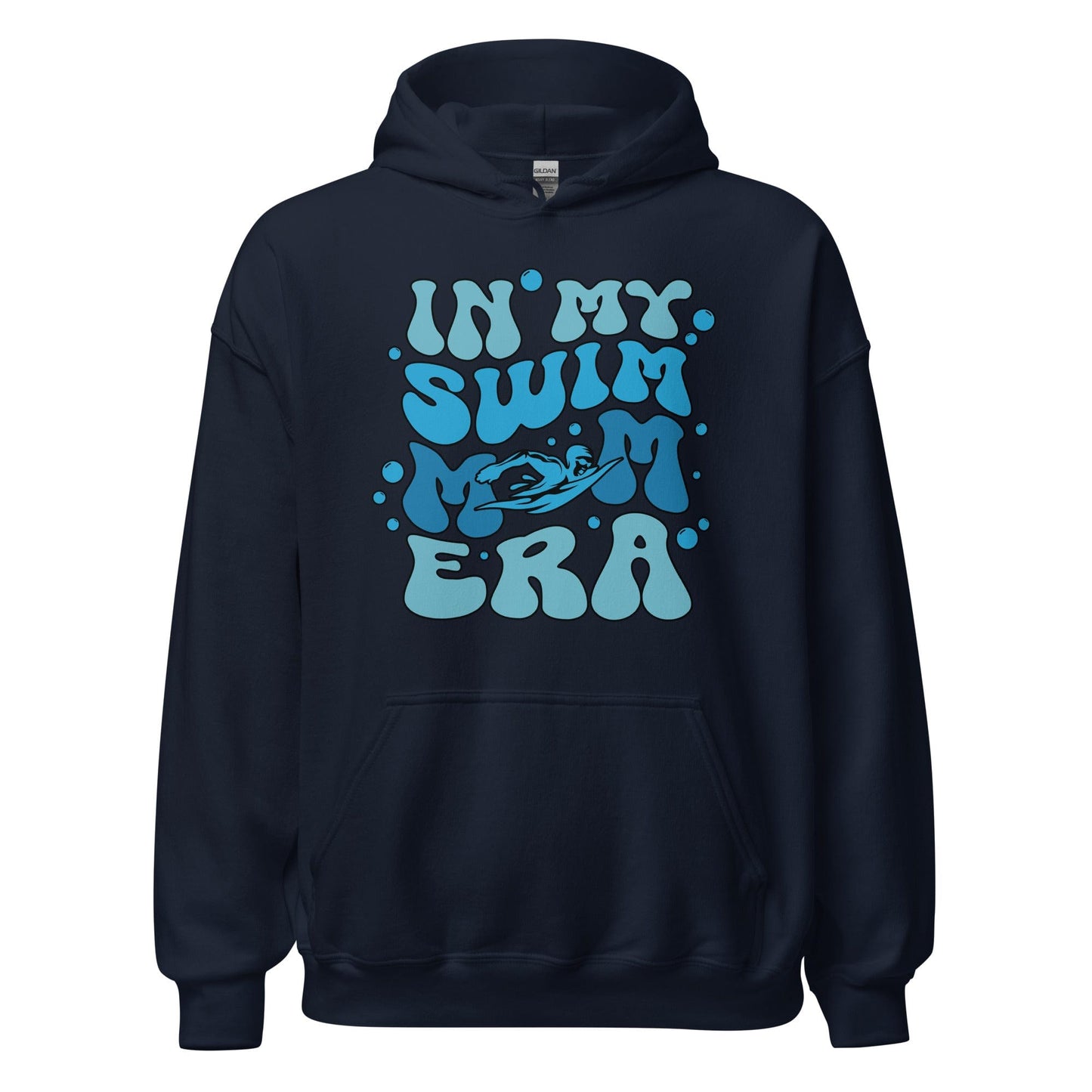 In My Swim Mom Era Hoodie Navy / S Spirit Gear Collective Hoodie