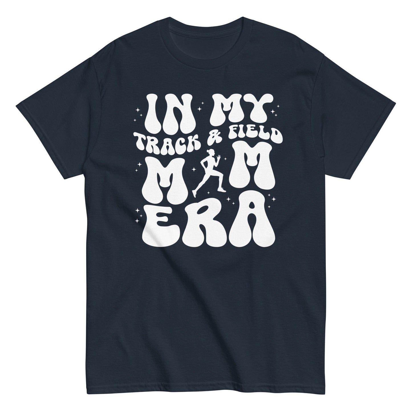 In My Track and Field Mom Era Shirt Navy / S Spirit Gear Collective T-Shirt