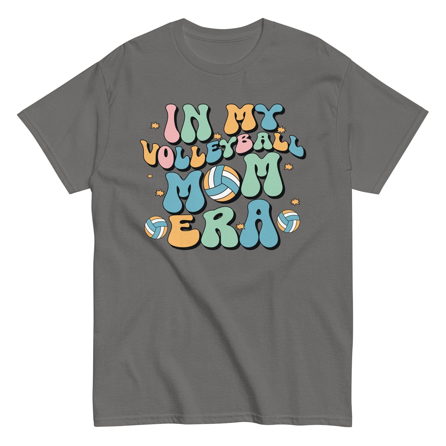 In My Volleyball Mom Era Shirt Charcoal / S Spirit Gear Collective T-Shirt