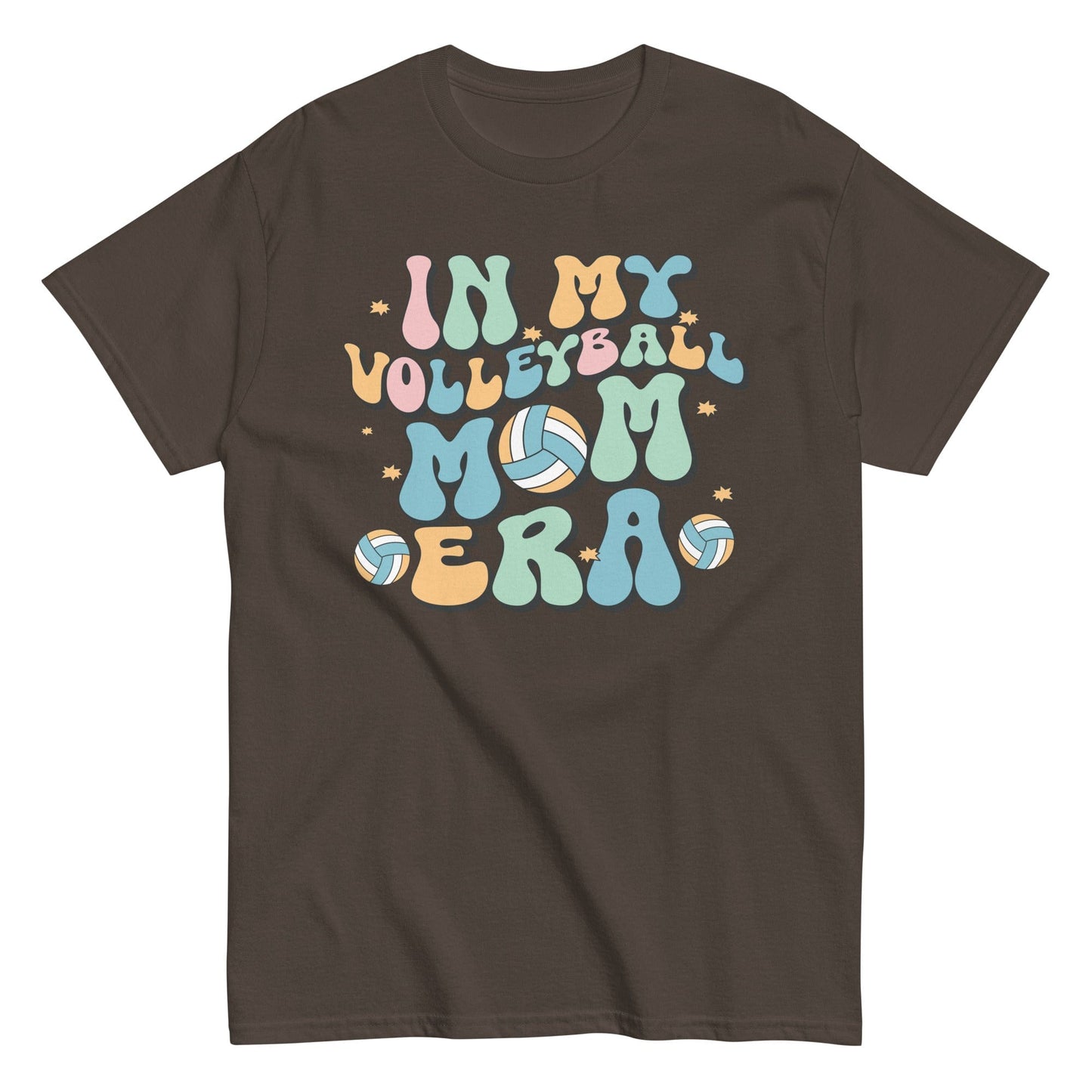 In My Volleyball Mom Era Shirt Dark Chocolate / S Spirit Gear Collective T-Shirt