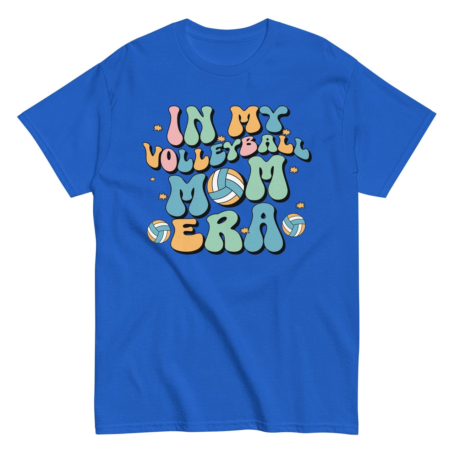 In My Volleyball Mom Era Shirt Royal / S Spirit Gear Collective T-Shirt