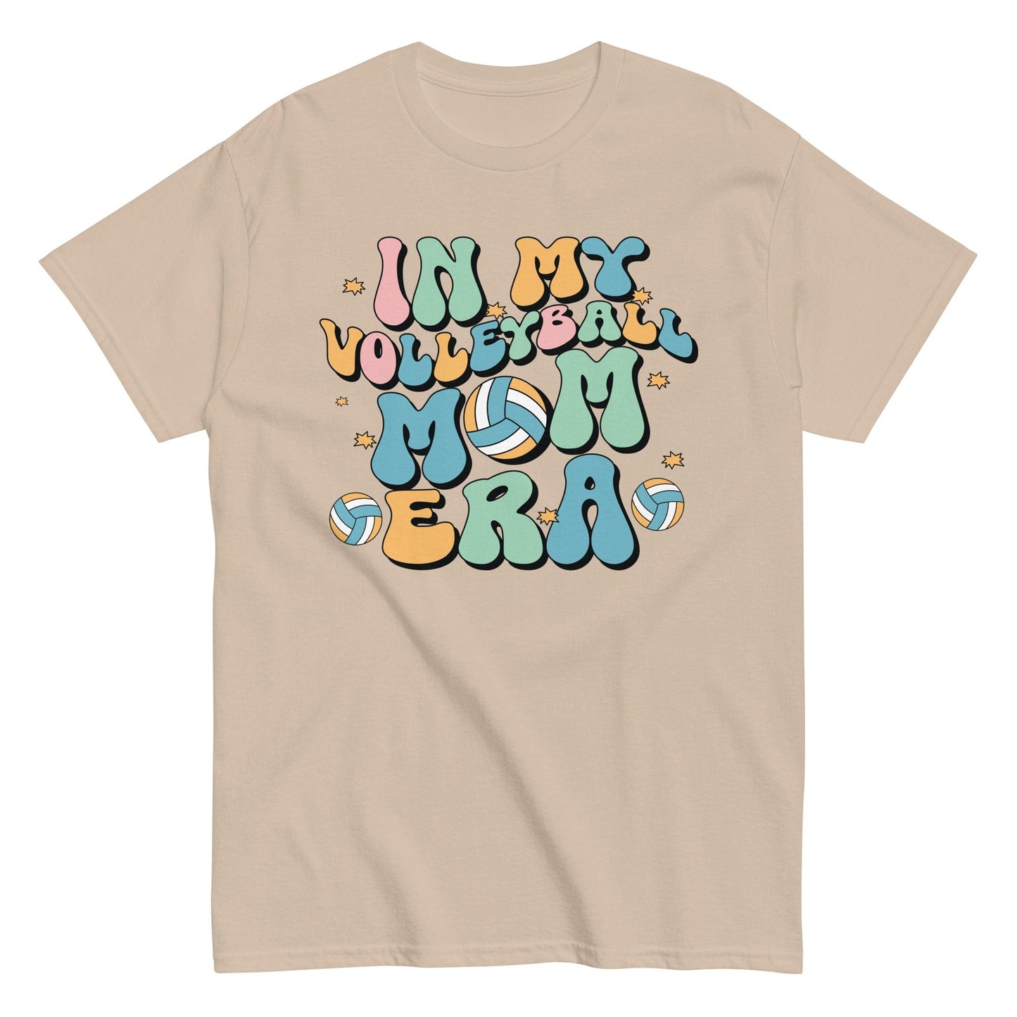 In My Volleyball Mom Era Shirt Sand / S Spirit Gear Collective T-Shirt