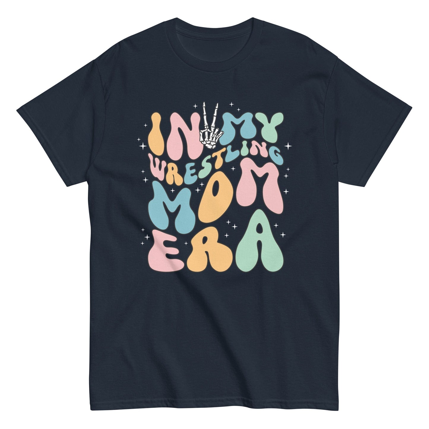 In My Wrestling Mom Era Shirt Navy / S Spirit Gear Collective T-Shirt