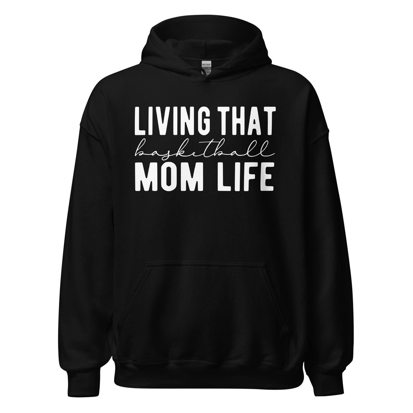 Living That Basetball Mom Life Hoodie Black / S Spirit Gear Collective Hoodie