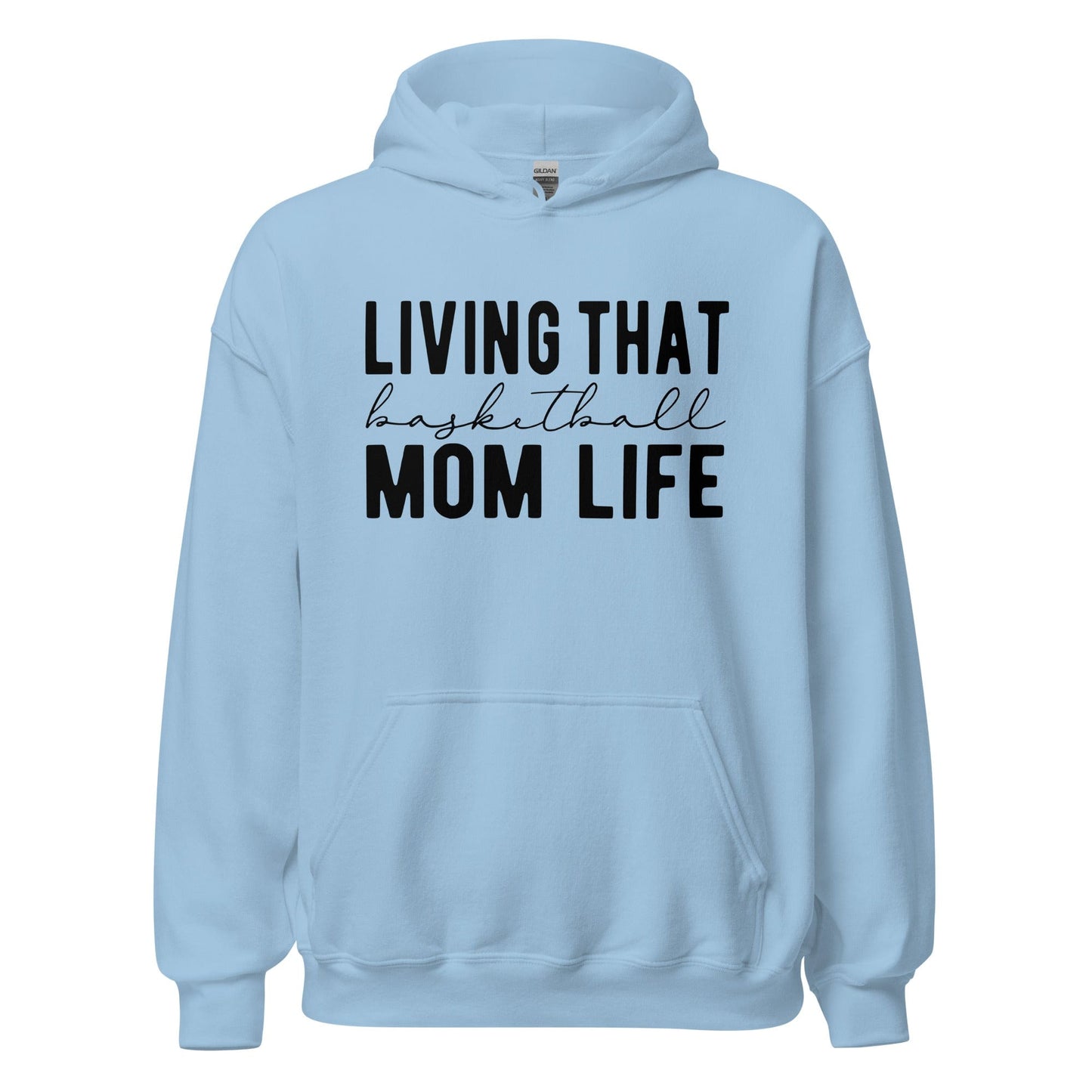 Living That Basketball Life Hoodie Light Blue / S Spirit Gear Collective Hoodie