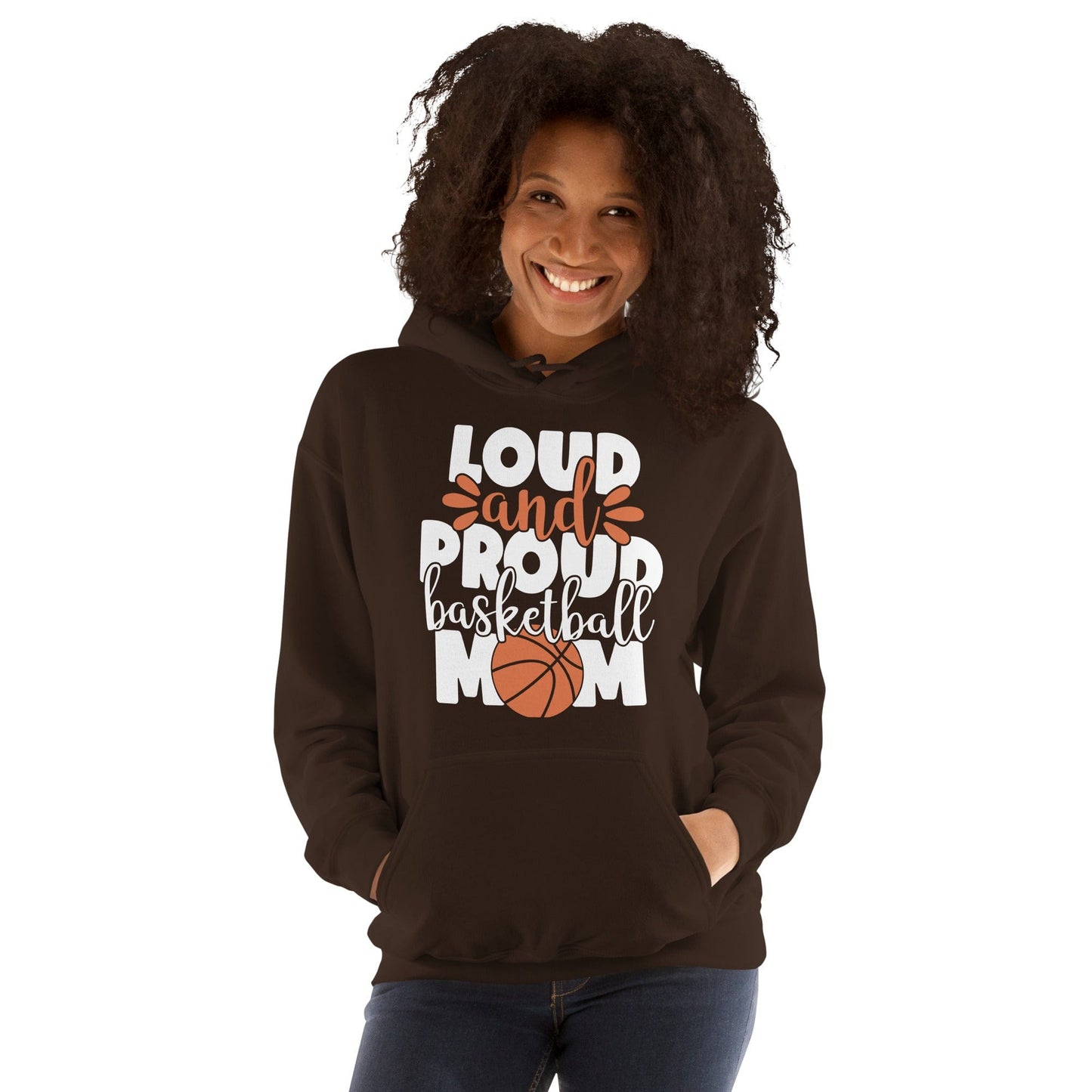 Loud and Proud Basketball Mom Hoodie Spirit Gear Collective Hoodie