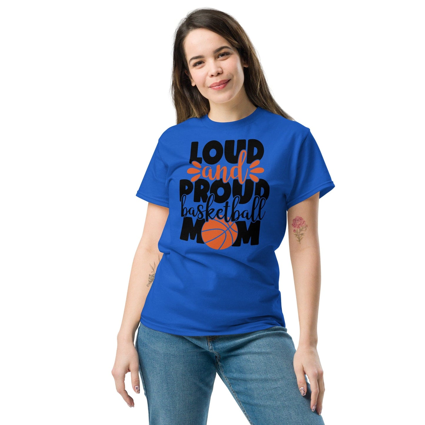 Loud and Proud Basketball Mom Shirt Spirit Gear Collective T-Shirt
