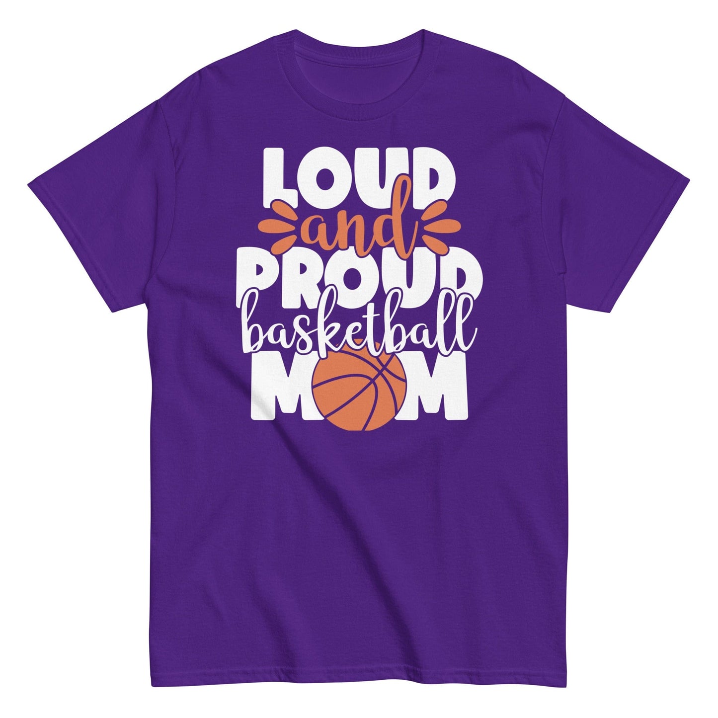 Loud and Proud Basketball Mom Shirt Purple / S Spirit Gear Collective T-Shirt