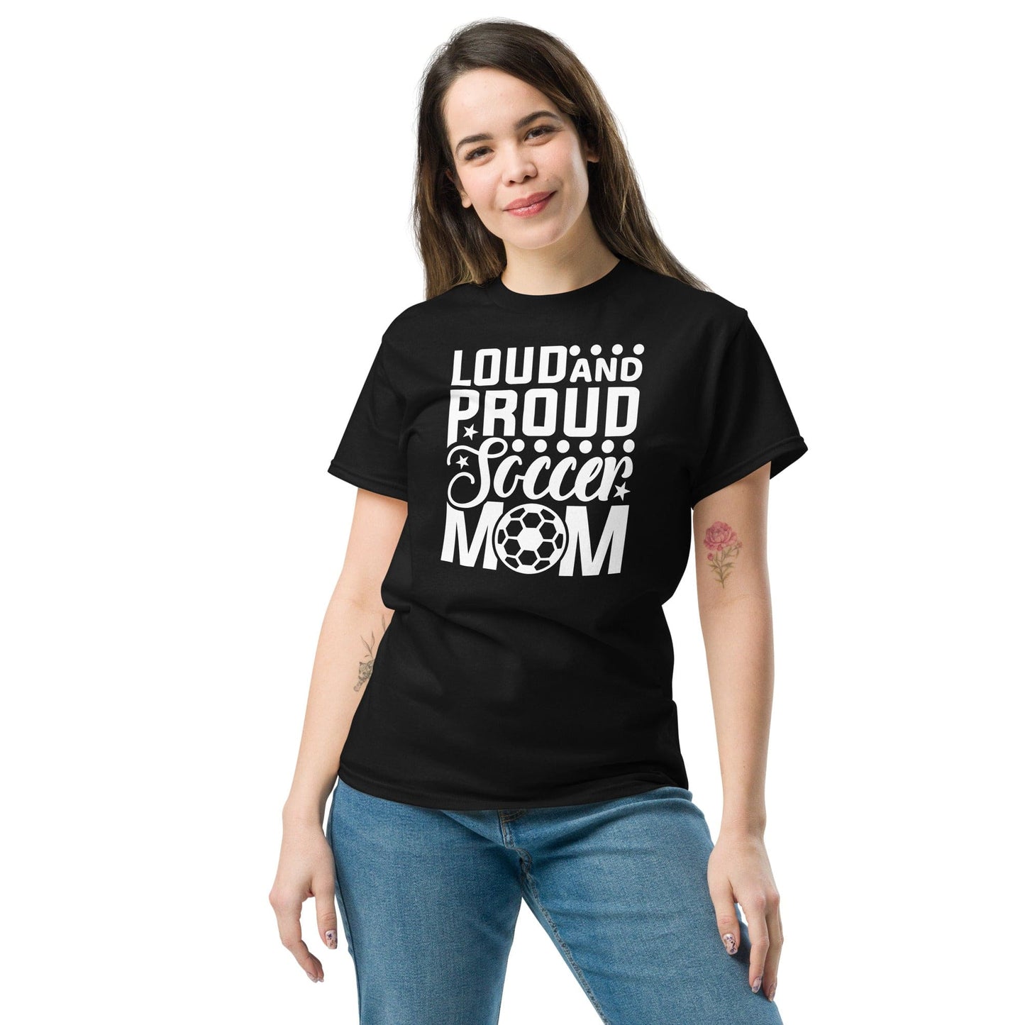 Loud and Proud Soccer Mom Shirt Spirit Gear Collective T-Shirt