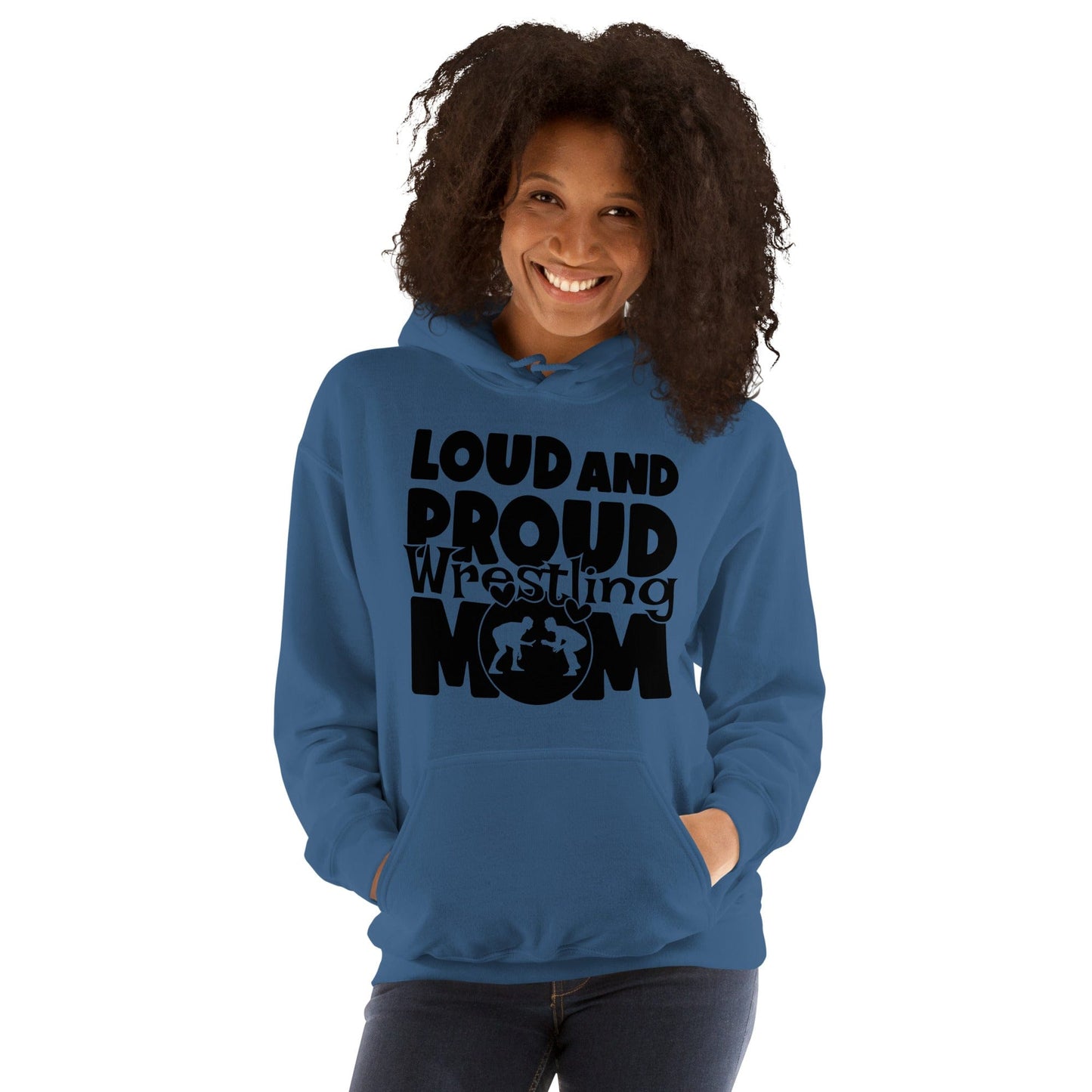 Loud and Proud Wrestling Mom Hoodie Spirit Gear Collective Hoodie