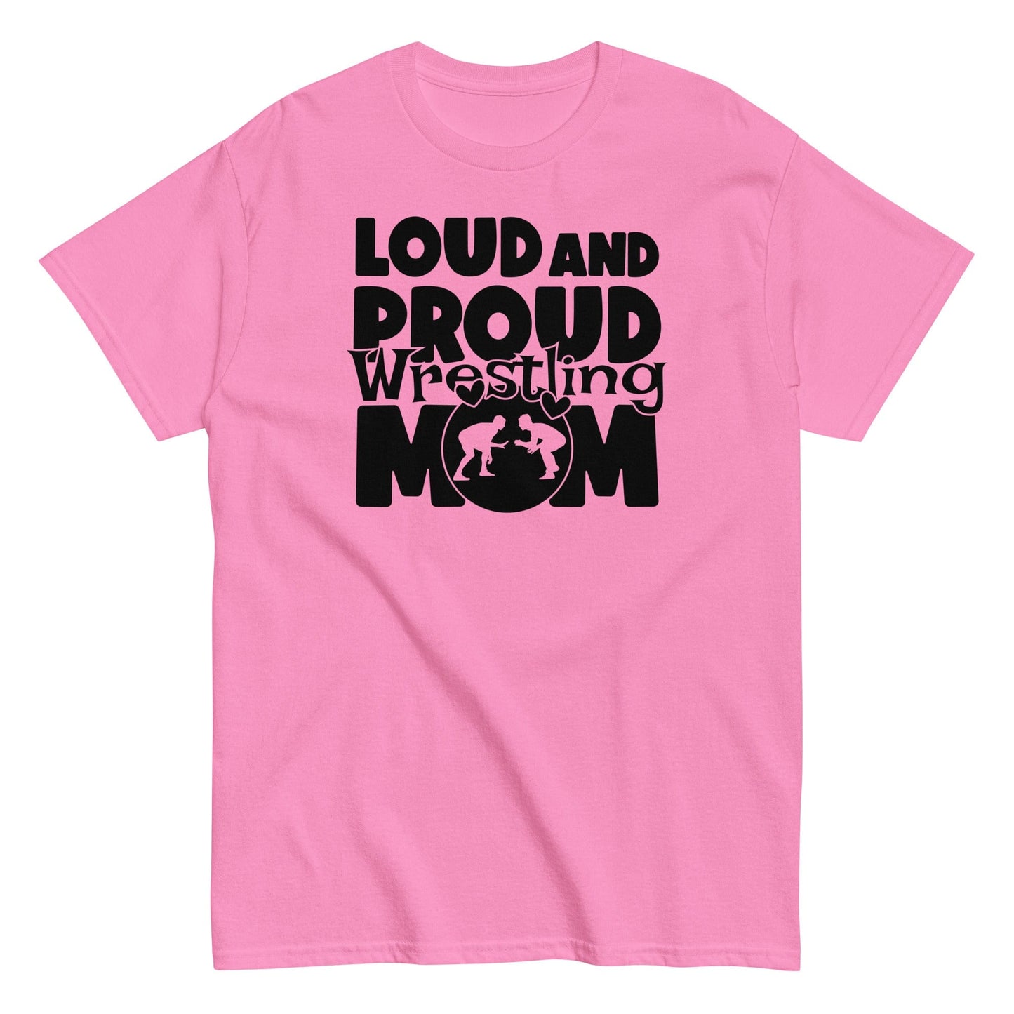 Loud and Proud Wrestling Mom Shirt Azalea / S Spirit Gear Collective T-Shirt