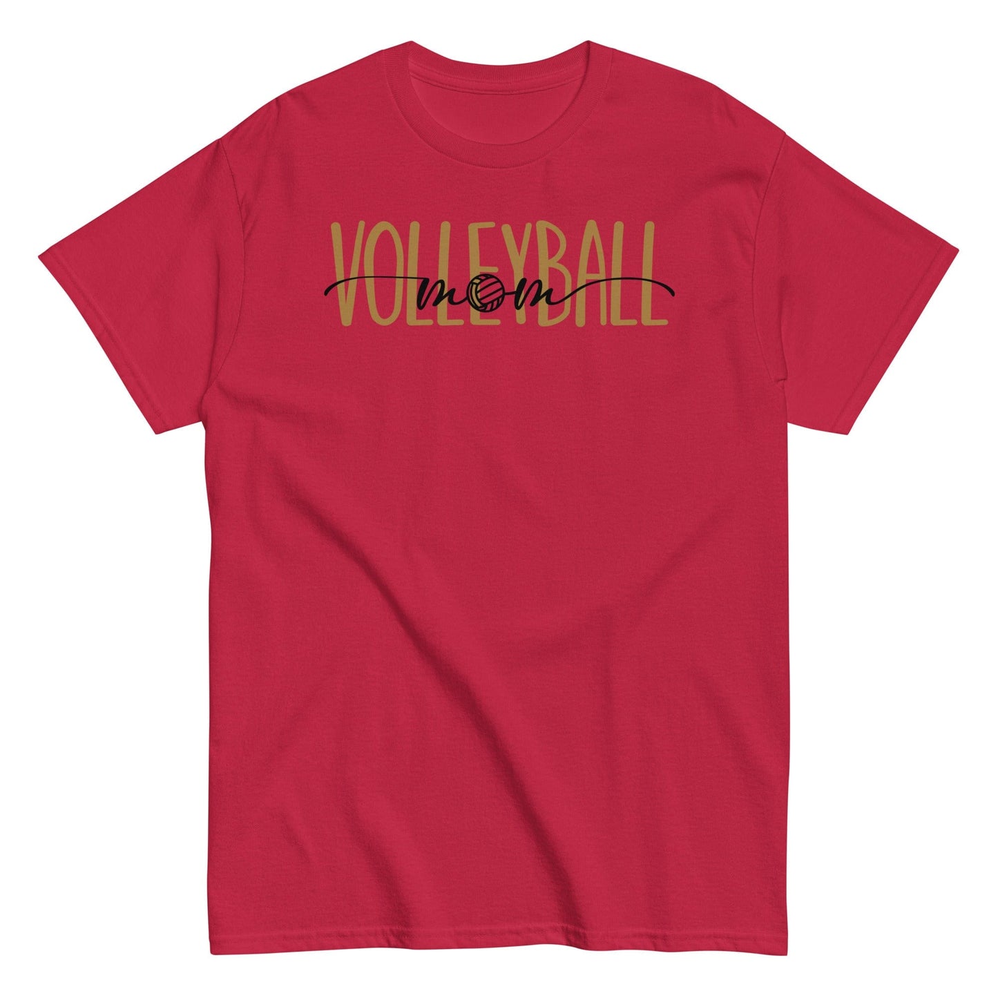 Minimalist Volleyball Mom Era Tee Cardinal / S Spirit Gear Collective T-Shirt