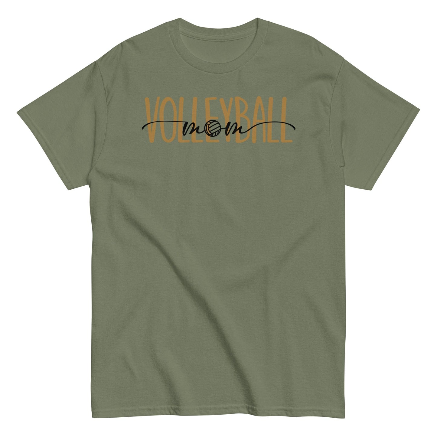 Minimalist Volleyball Mom Era Tee Military Green / S Spirit Gear Collective T-Shirt