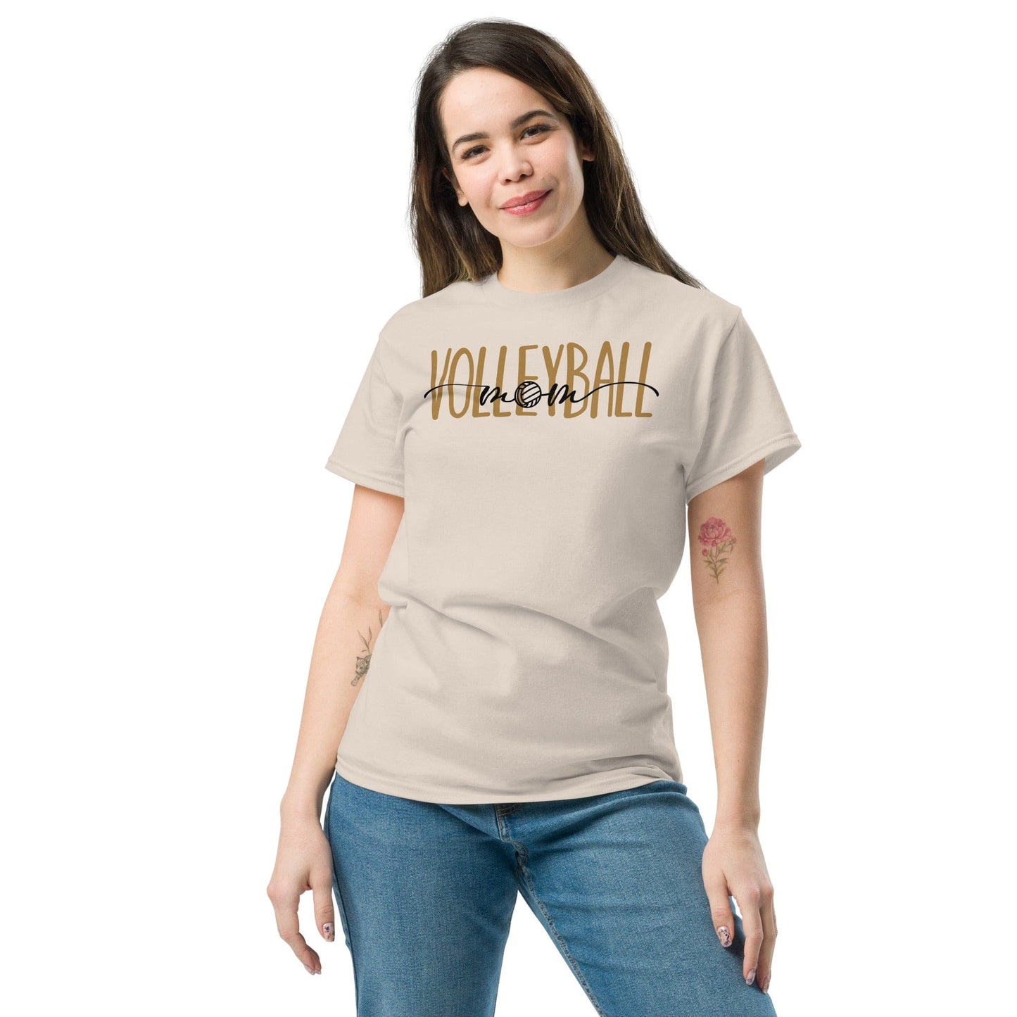 Minimalist Volleyball Mom Era Tee Spirit Gear Collective T-Shirt