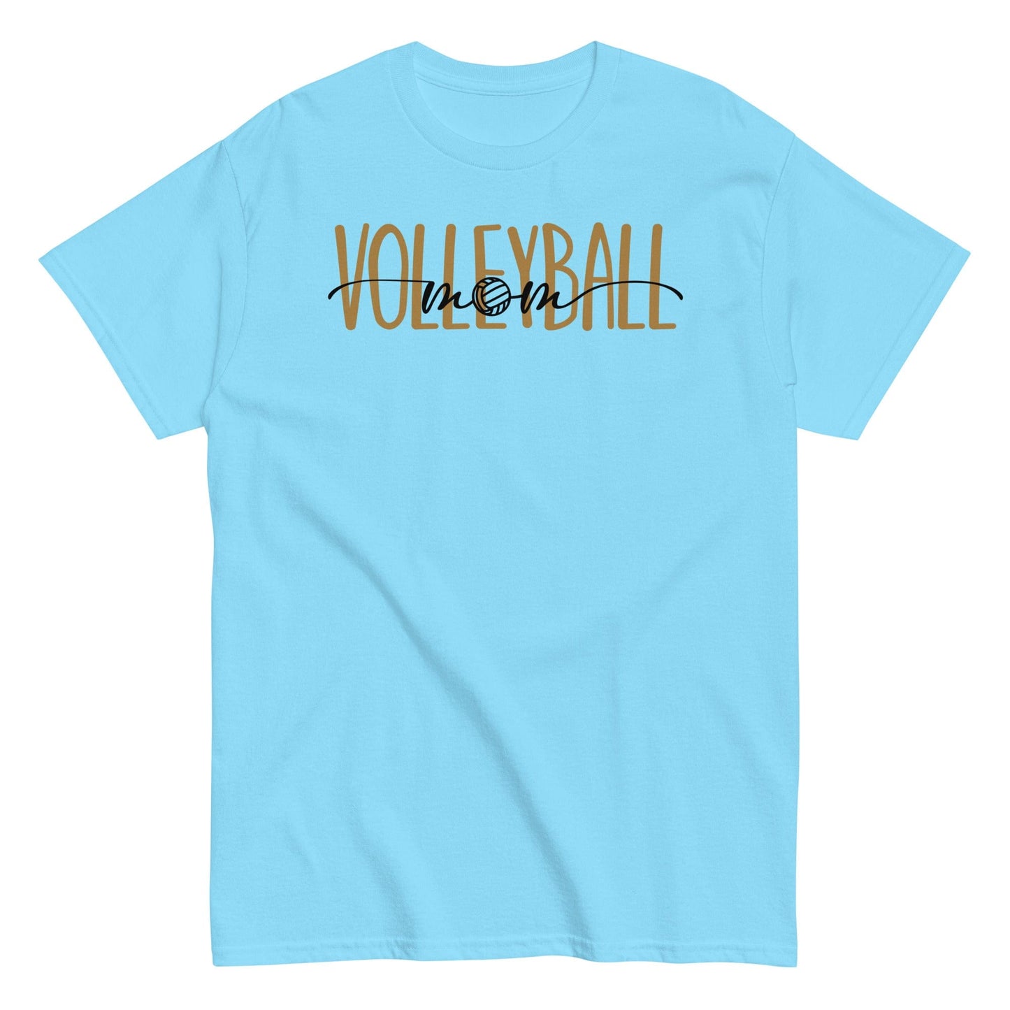 Minimalist Volleyball Mom Era Tee Sky / S Spirit Gear Collective T-Shirt