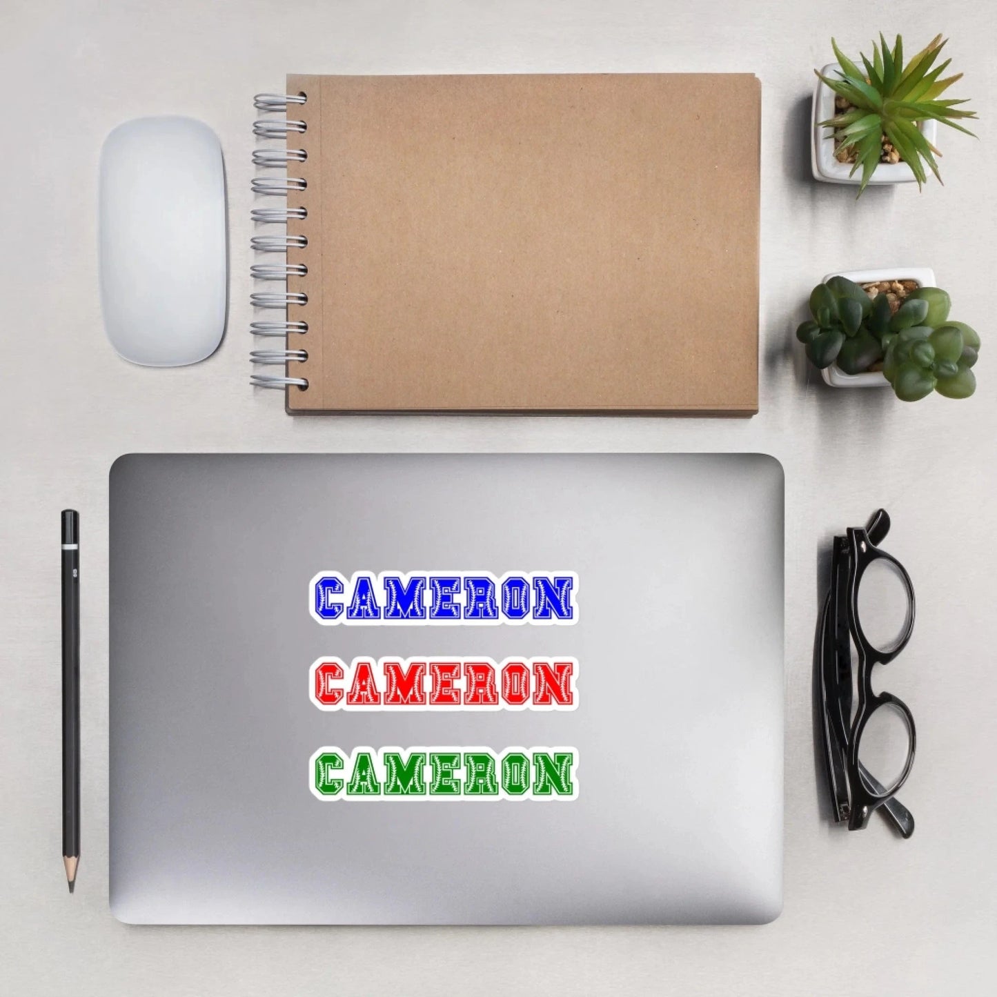 Personalized Baseball and Softball Name Sticker Sheet | 3 Custom Names Per Sheet Personalized Baseball/Softball Themed Stickers / White / 5.5″×5.5″ Spirit Gear Collective Personalized Baseball/Softball Sticker