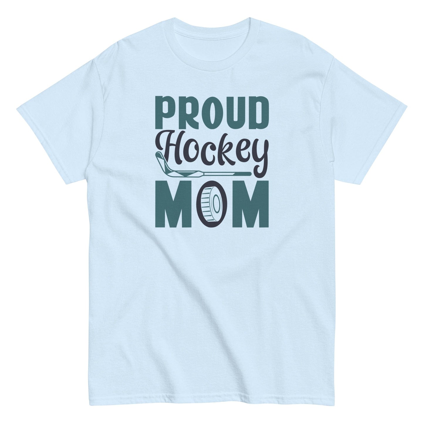 Proud Hockey Mom Shirt Light Blue / S Spirit Gear Collective T-Shirt